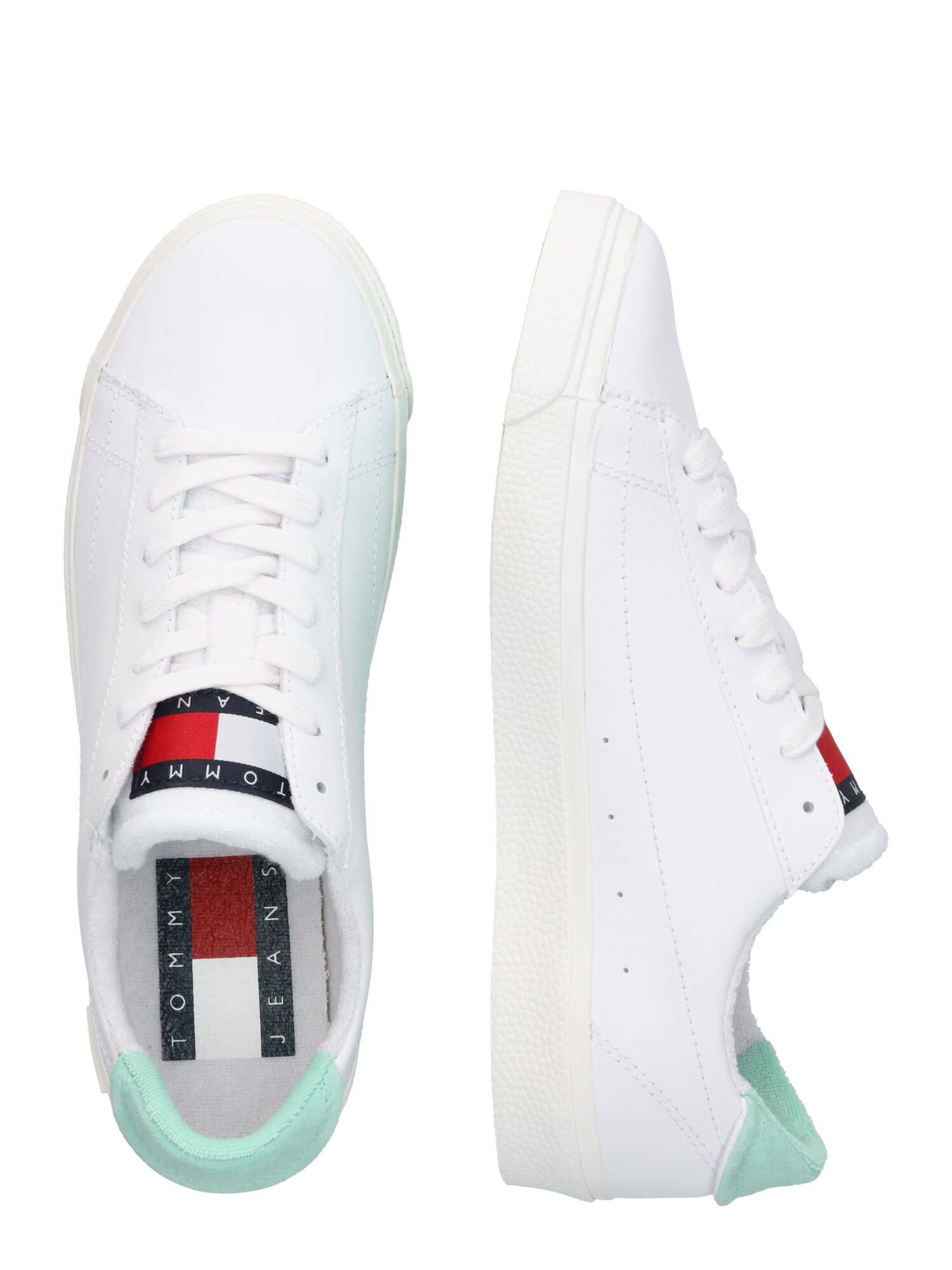 Tommy Jeans Sneaker low bleumarin / verde mentă / roșu / alb - Pled.ro