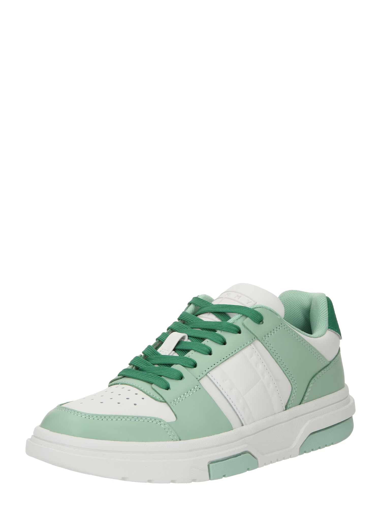 Tommy Jeans Sneaker low 'Johanna' verde jad / alb - Pled.ro