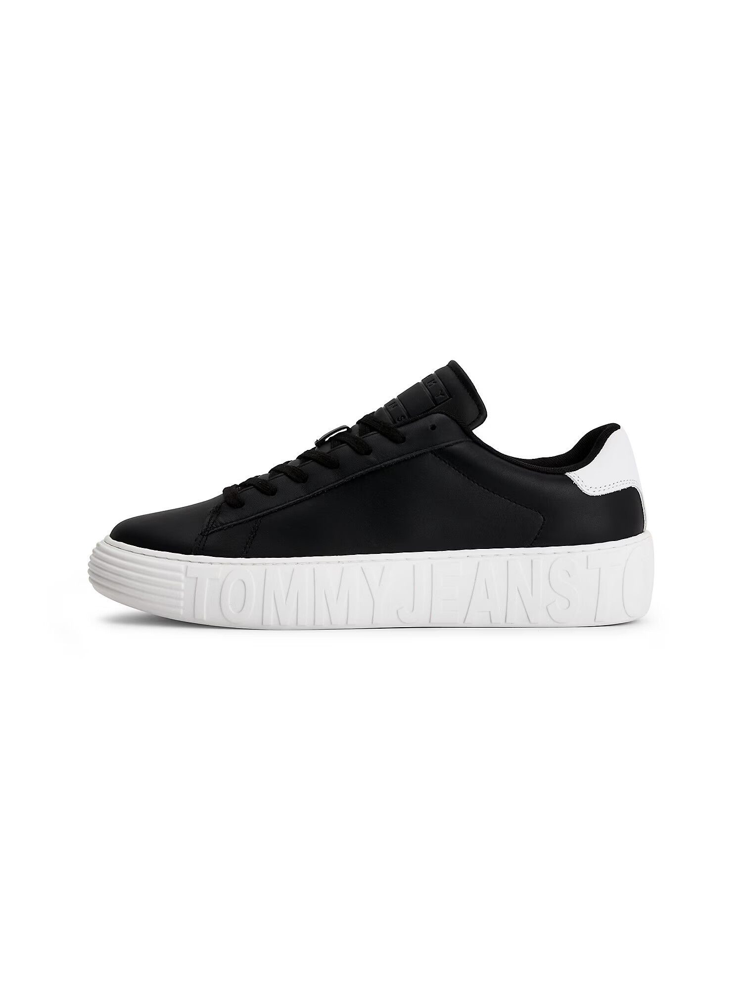 Tommy Jeans Sneaker low negru / alb - Pled.ro