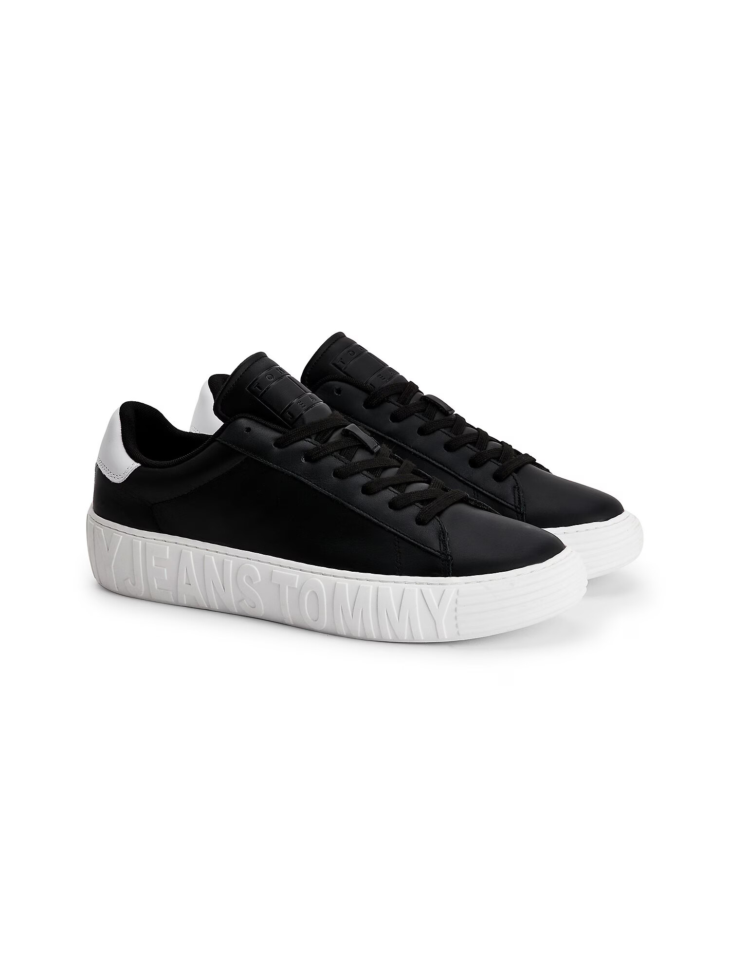 Tommy Jeans Sneaker low negru / alb - Pled.ro