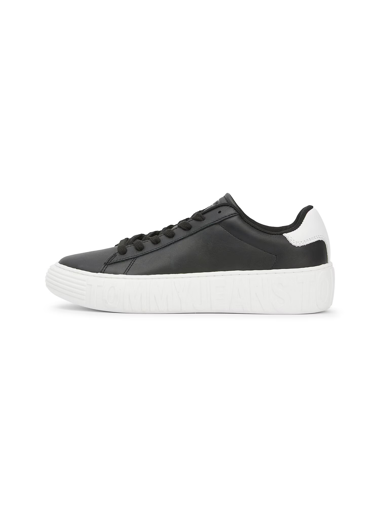 Tommy Jeans Sneaker low negru / alb - Pled.ro