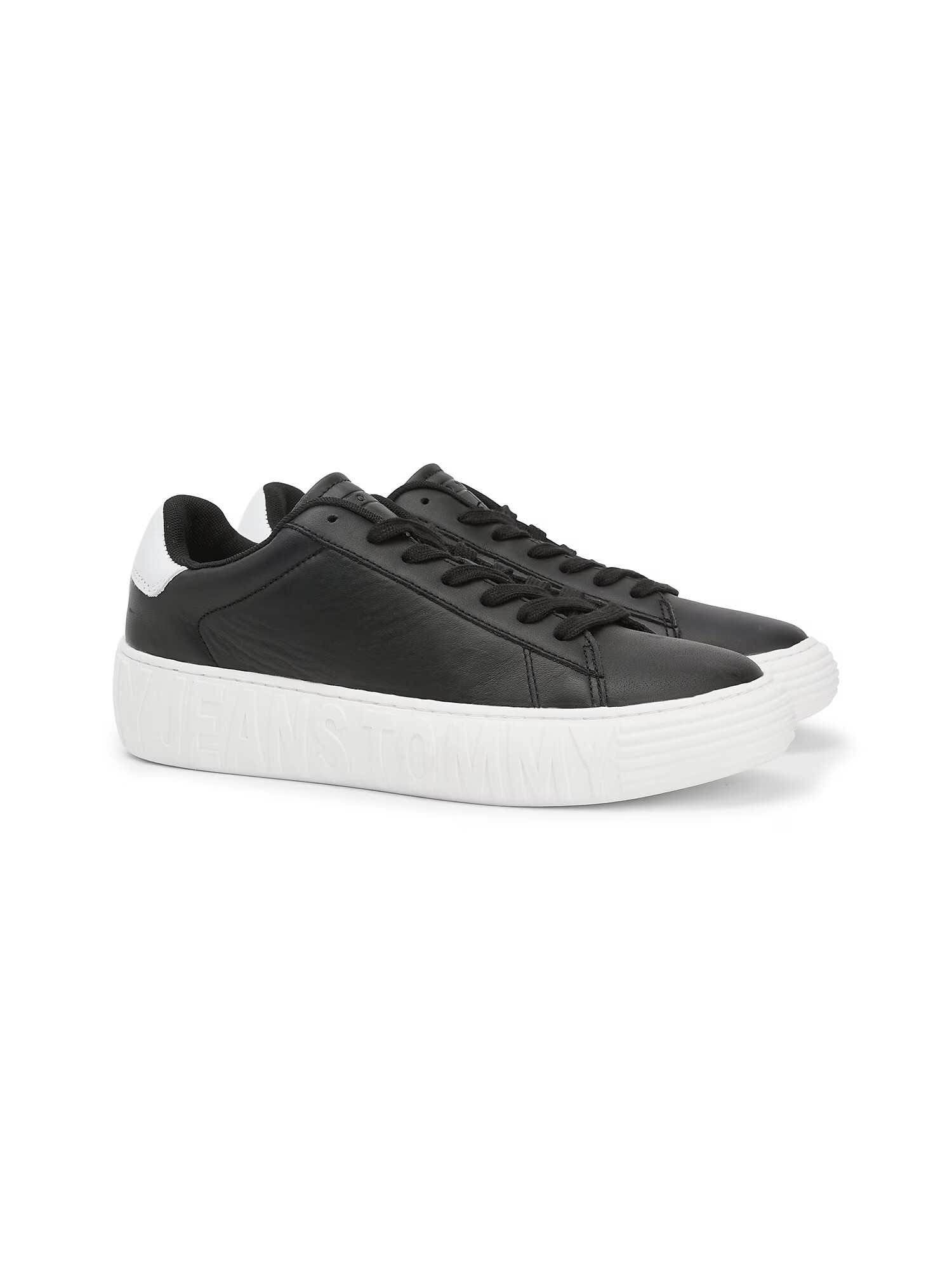 Tommy Jeans Sneaker low negru / alb - Pled.ro