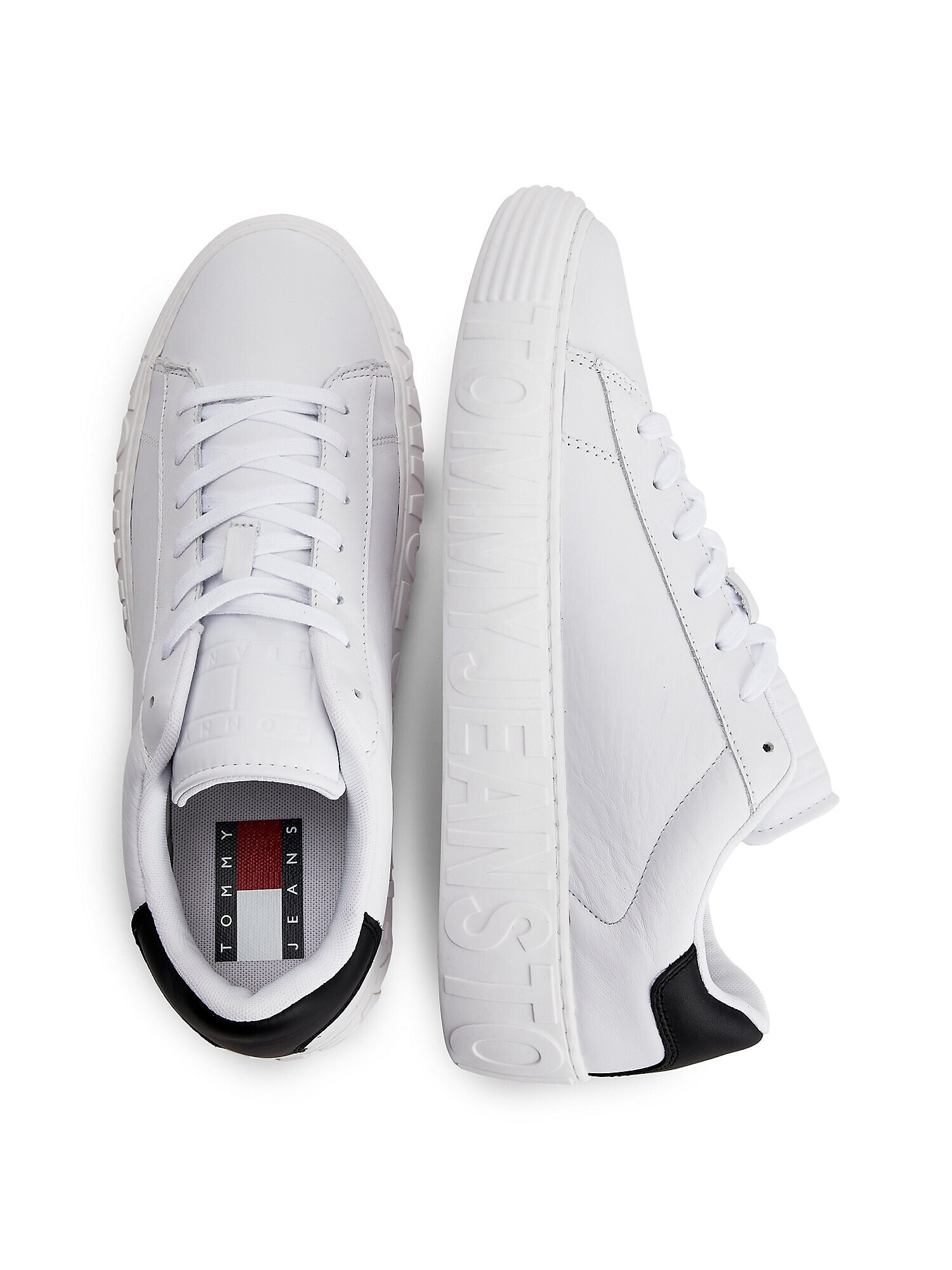 Tommy Jeans Sneaker low negru / alb - Pled.ro