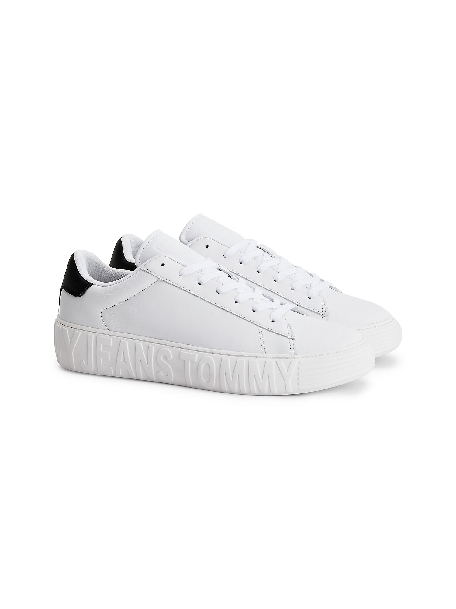 Tommy Jeans Sneaker low negru / alb - Pled.ro