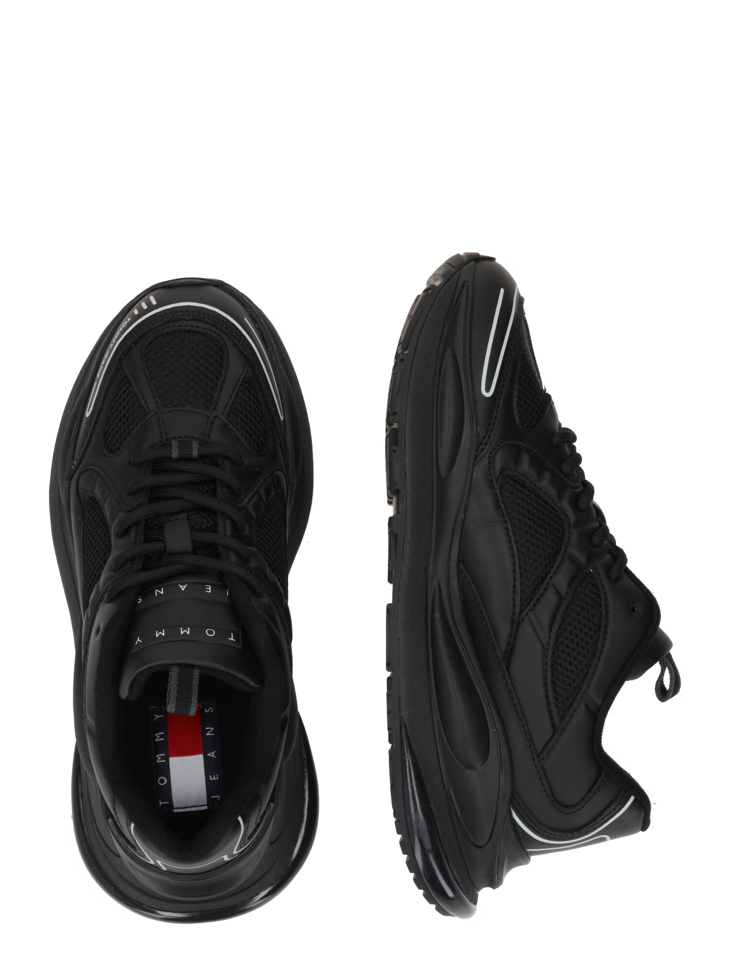 Tommy Jeans Sneaker low negru / alb - Pled.ro