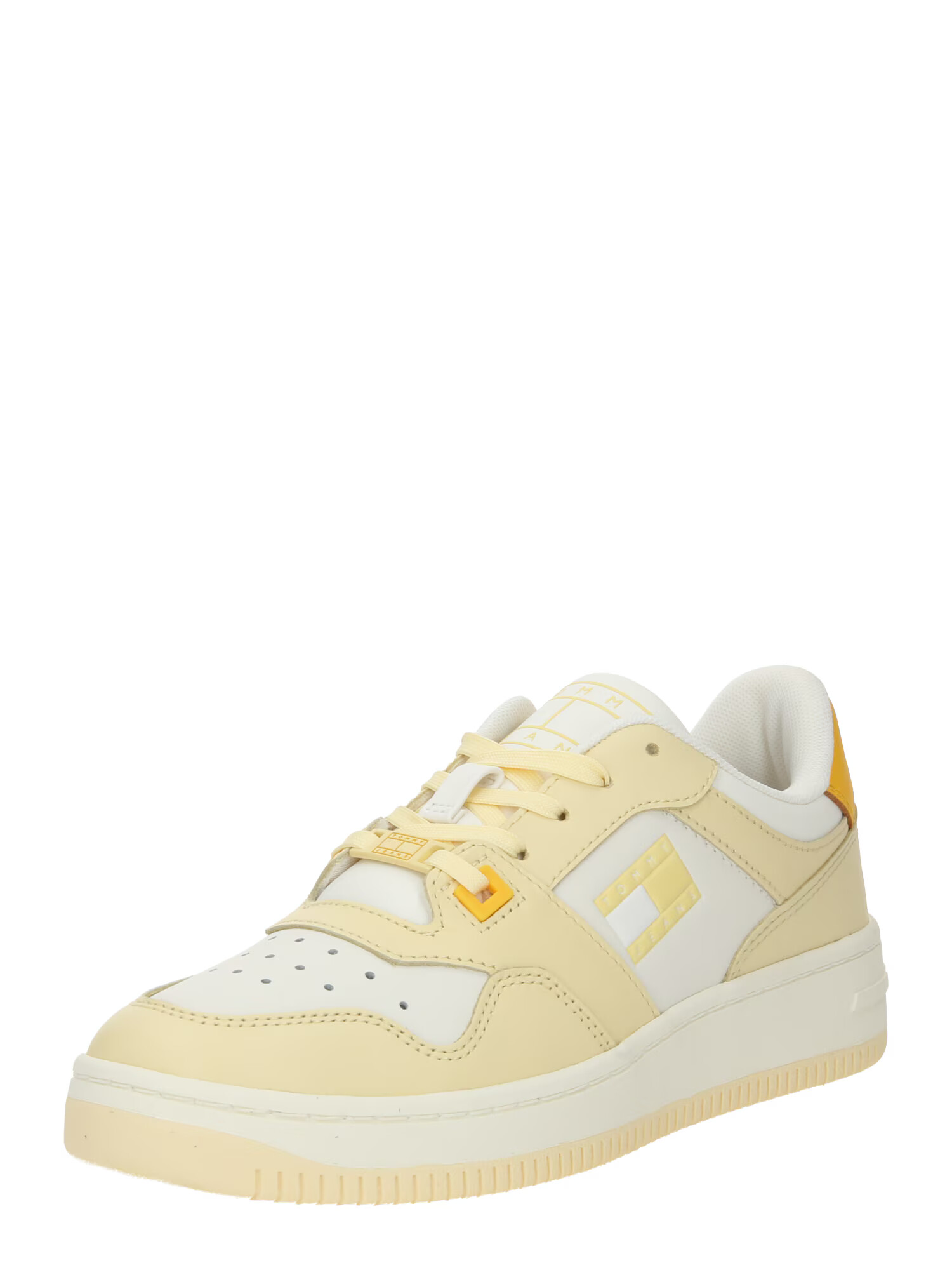 Tommy Jeans Sneaker low 'RETRO BASKET' galben deschis / portocaliu / alb natural - Pled.ro