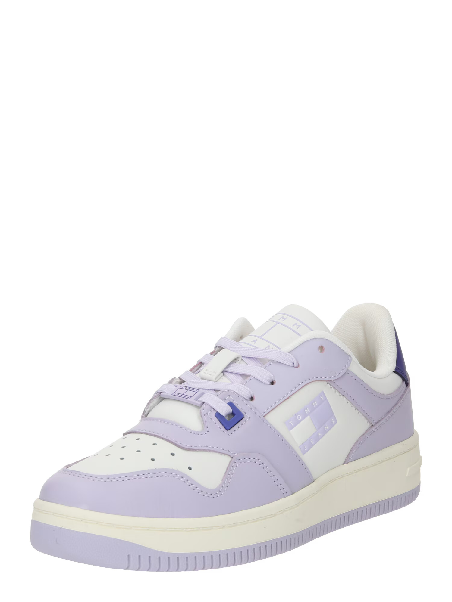 Tommy Jeans Sneaker low 'RETRO BASKET TONAL' mov liliachiu / albastru violet / alb - Pled.ro