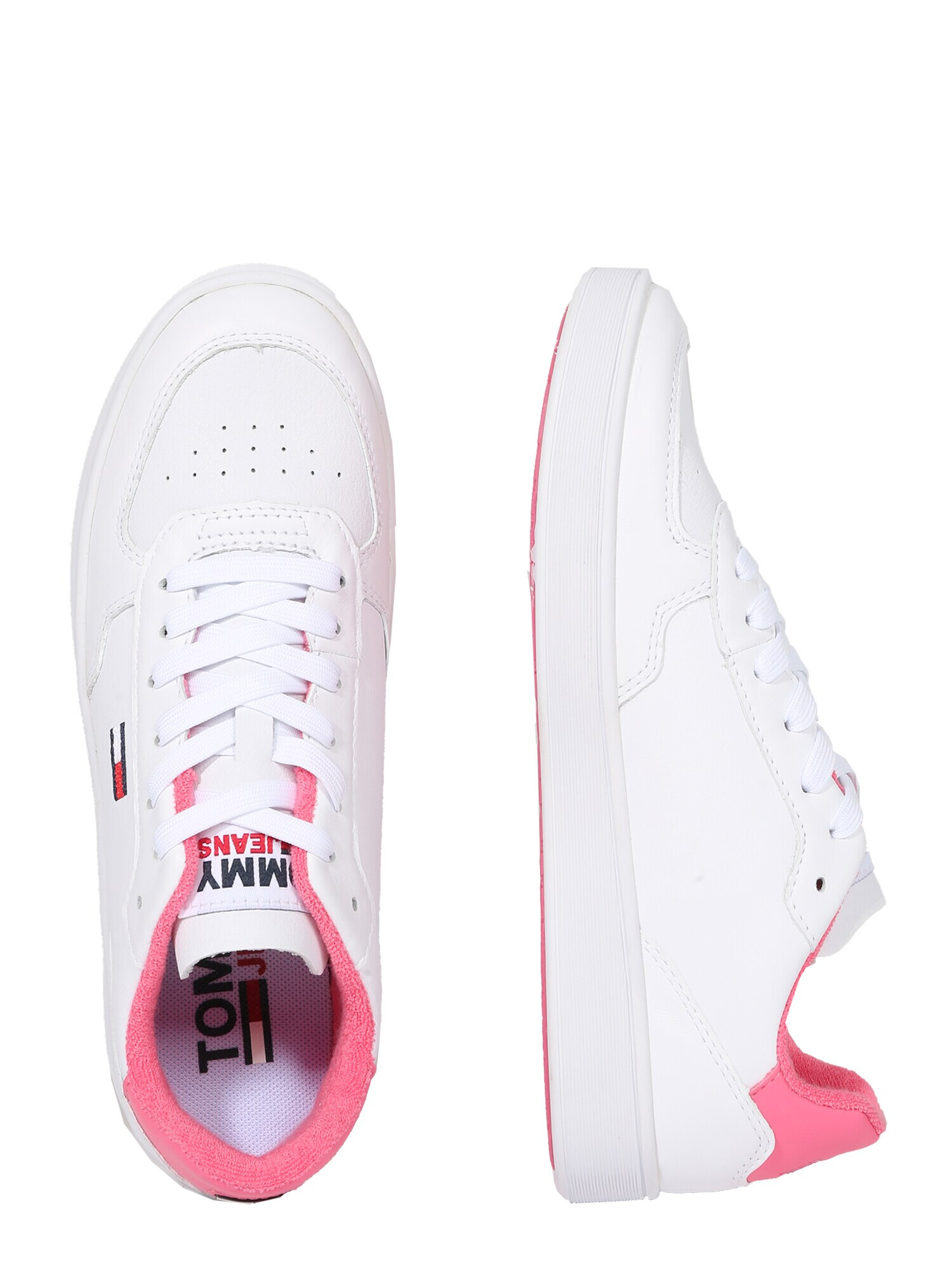 Tommy Jeans Sneaker low roz deschis / alb - Pled.ro