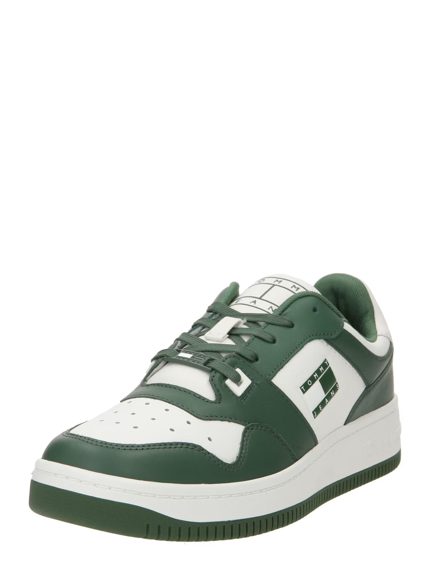 Tommy Jeans Sneaker low verde închis / alb - Pled.ro