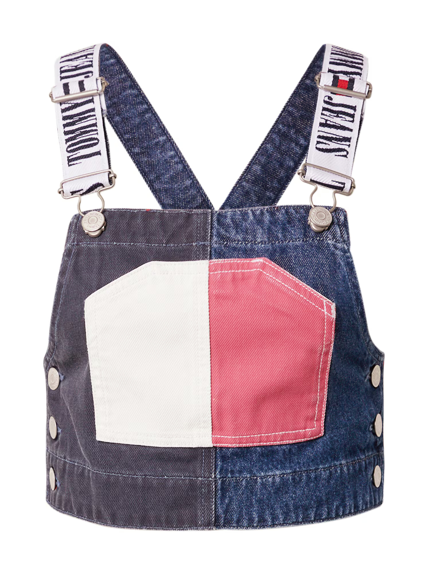 Tommy Jeans Top albastru denim / roșu / negru denim / alb - Pled.ro