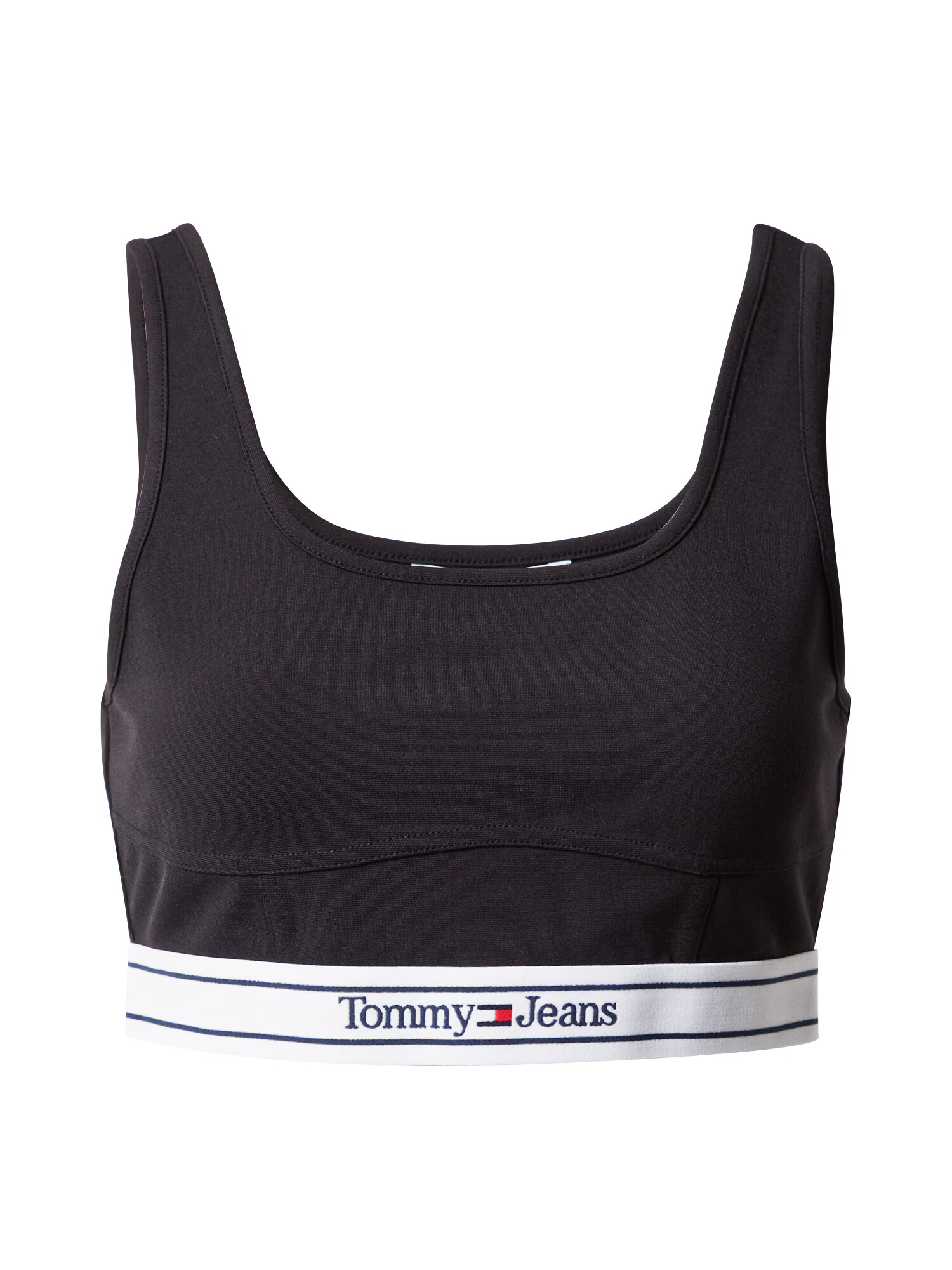 Tommy Jeans Top albastru închis / roșu intens / negru / alb - Pled.ro