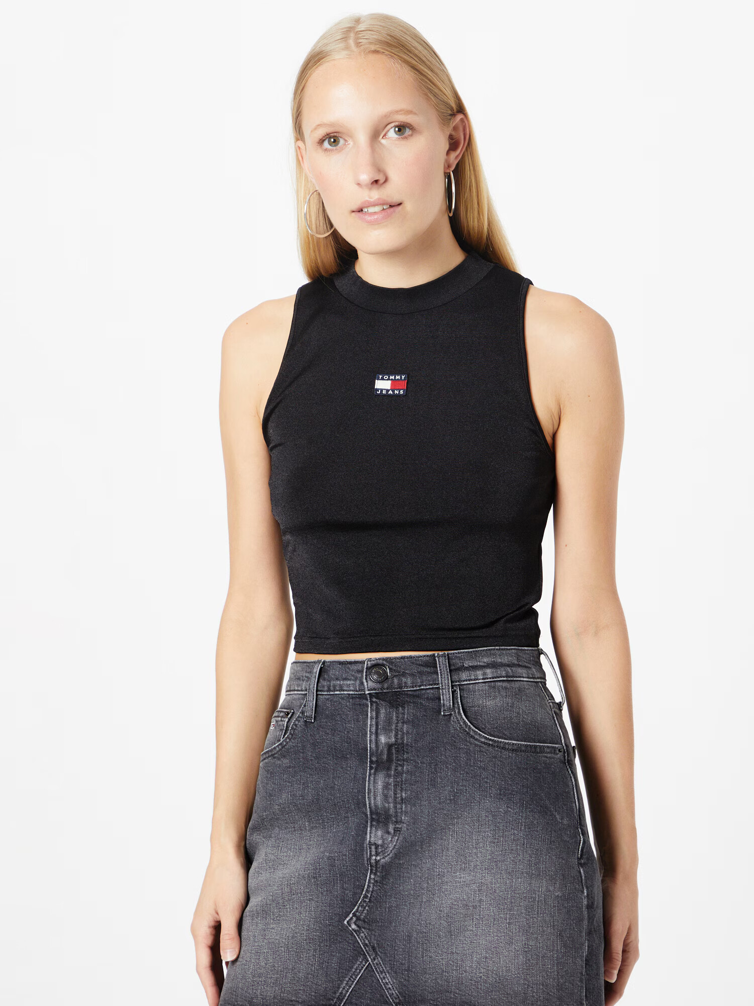 Tommy Jeans Top albastru închis / roșu / negru / alb - Pled.ro