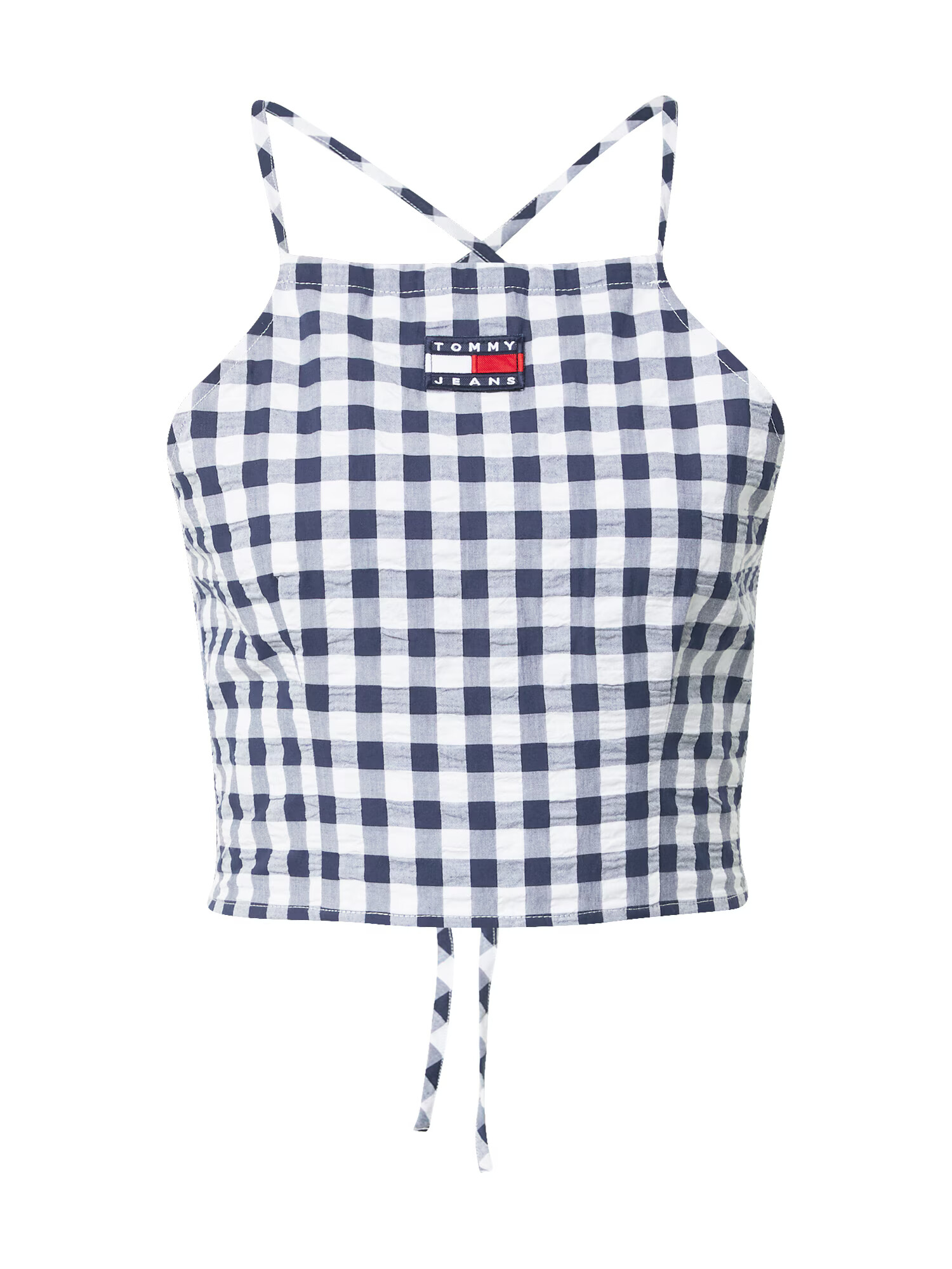 Tommy Jeans Top bleumarin / roșu / alb - Pled.ro