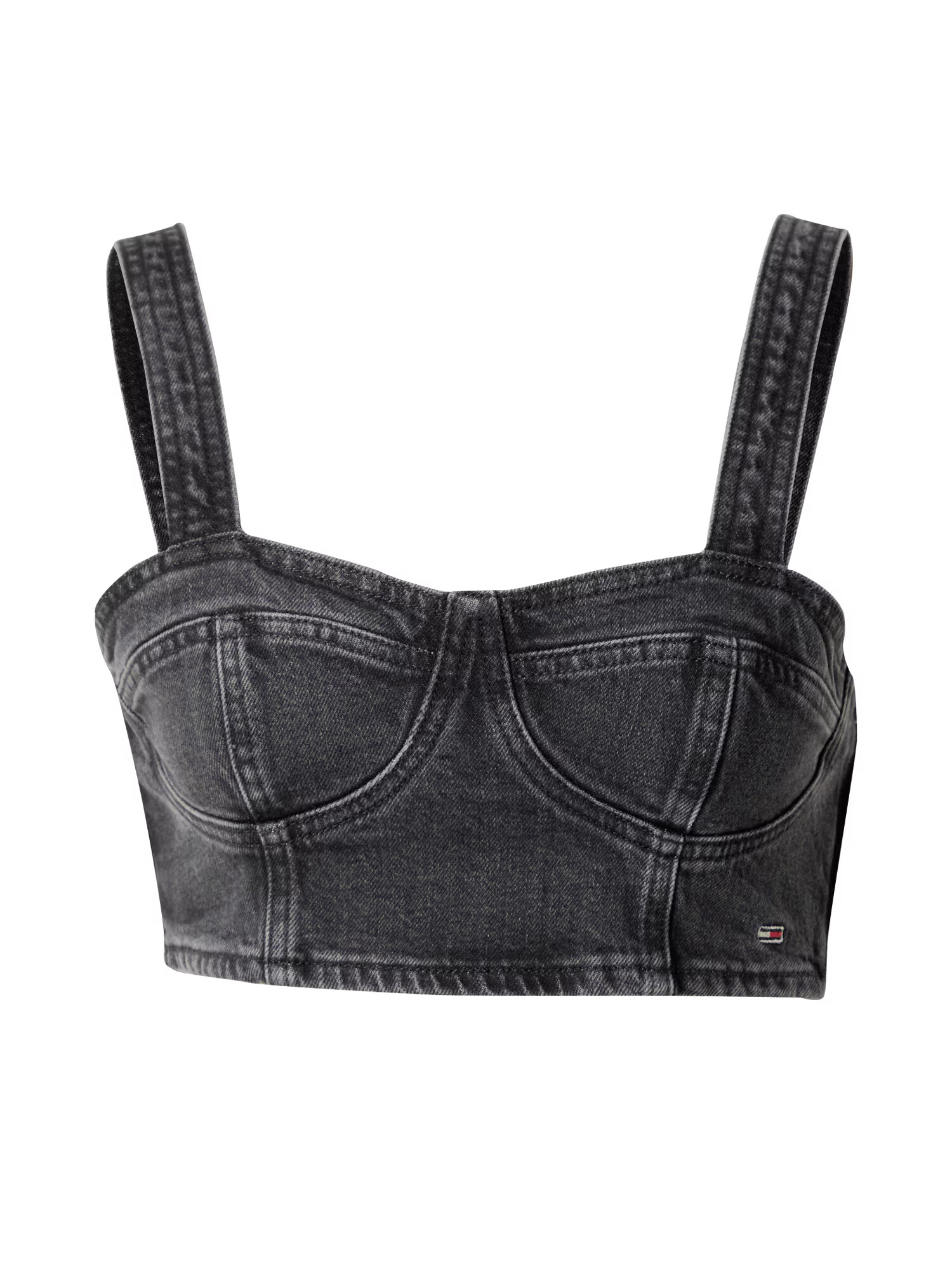 Tommy Jeans Top negru denim - Pled.ro