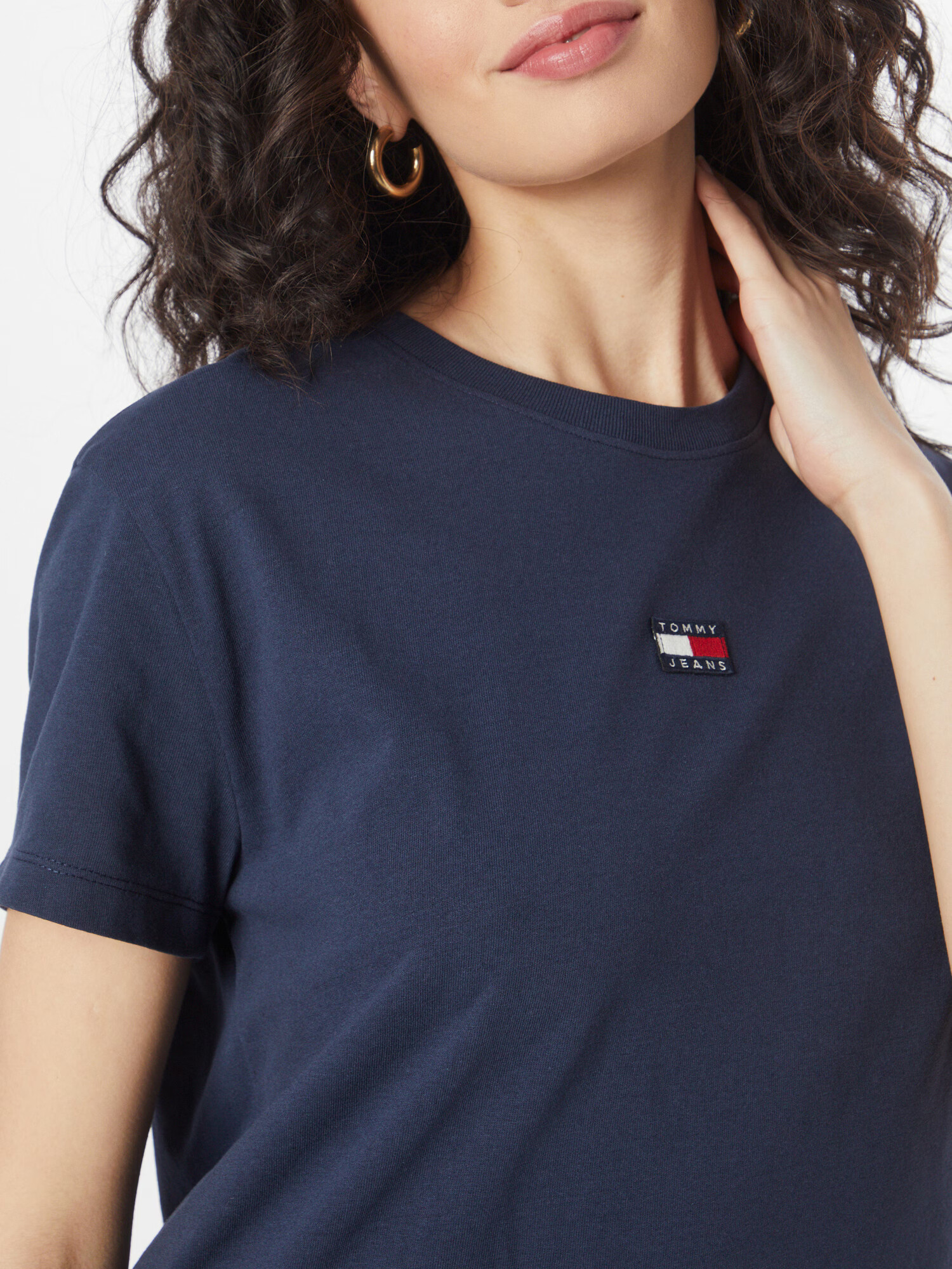 Tommy Jeans Tricou 'Classic' albastru închis / roși aprins / alb - Pled.ro