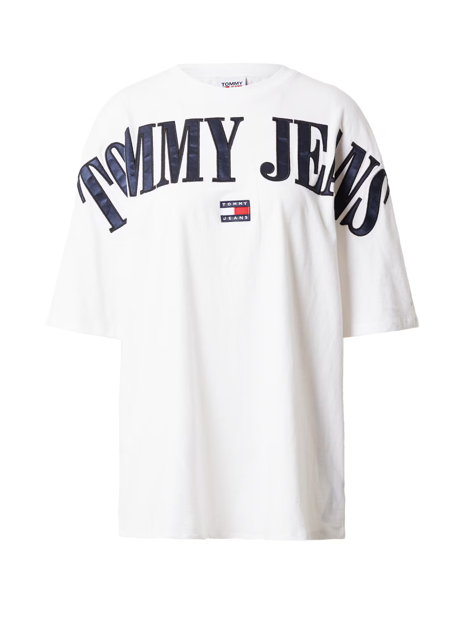 Tommy Jeans Tricou albastru închis / roșu / alb - Pled.ro