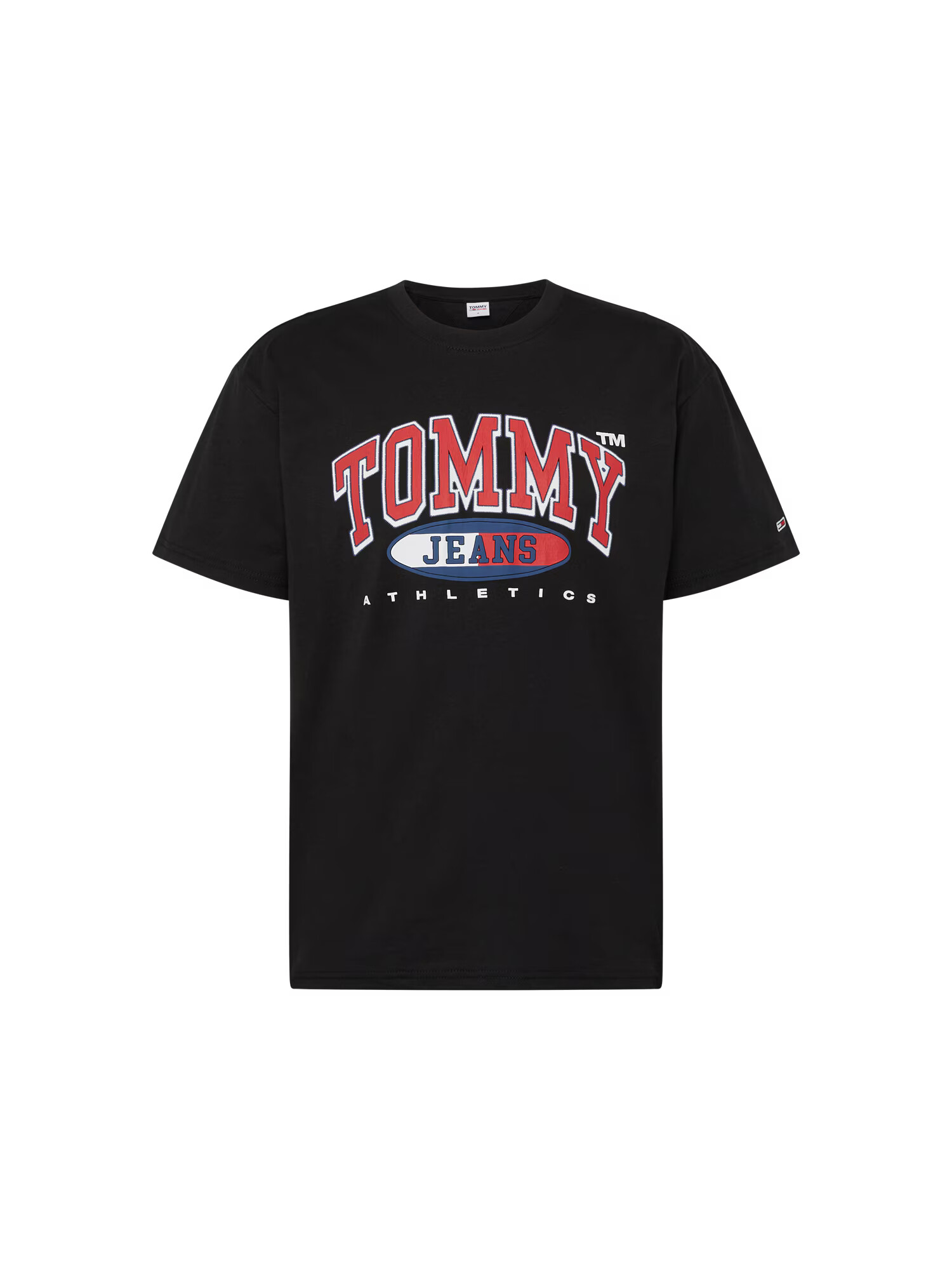 Tommy Jeans Tricou 'Essential' albastru închis / roșu intens / negru / alb - Pled.ro