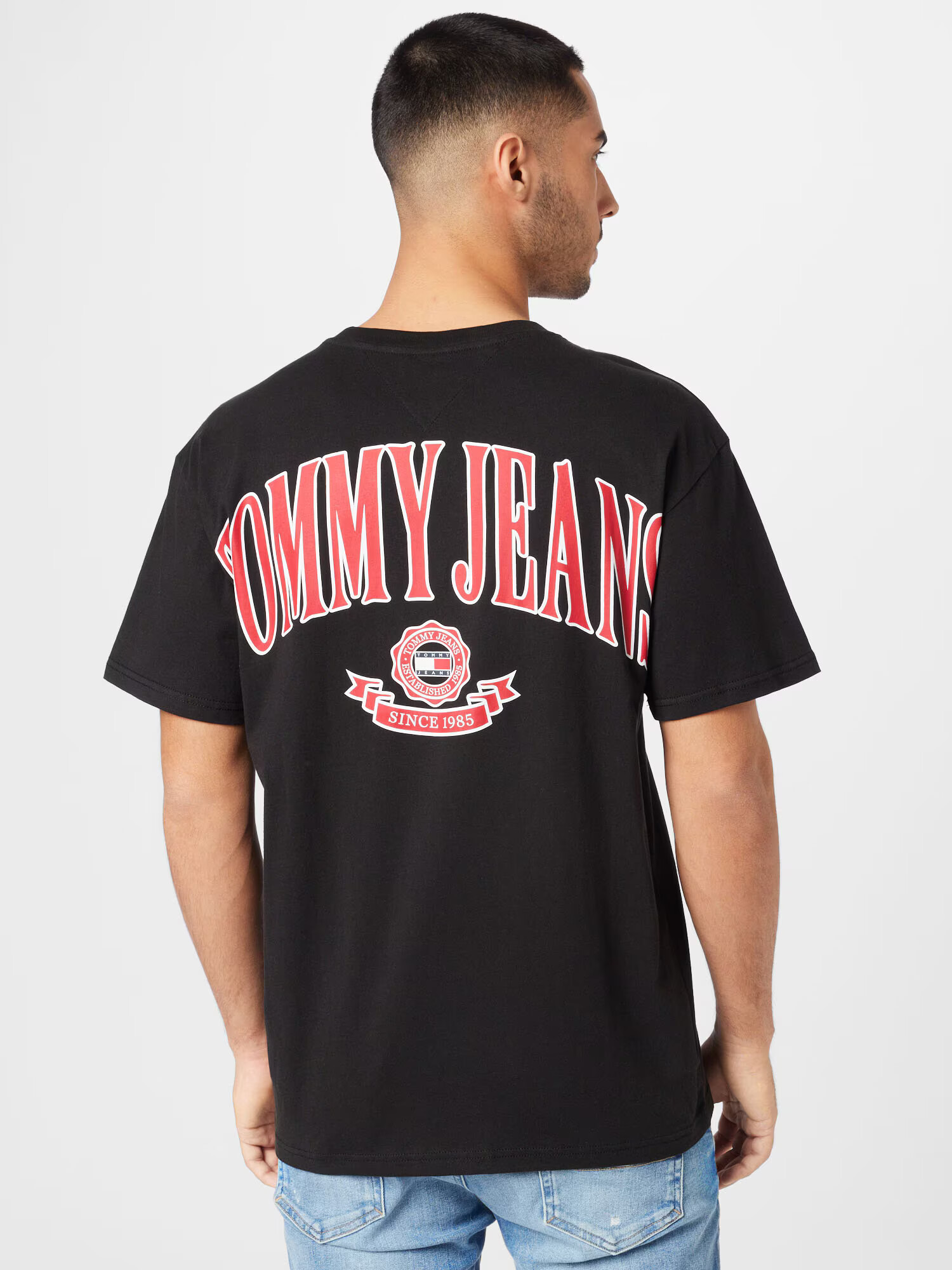 Tommy Jeans Tricou albastru închis / roșu / negru / alb - Pled.ro