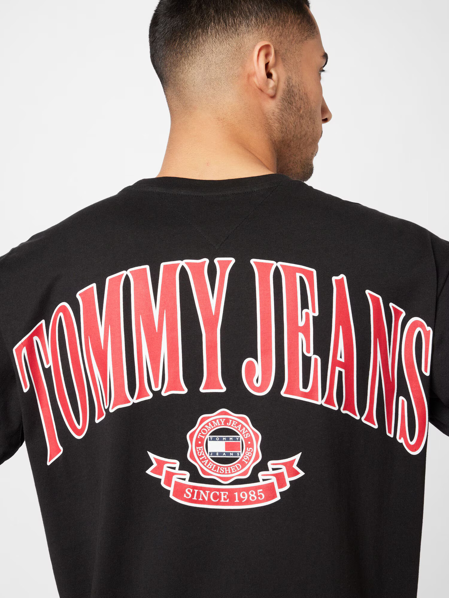 Tommy Jeans Tricou albastru închis / roșu / negru / alb - Pled.ro