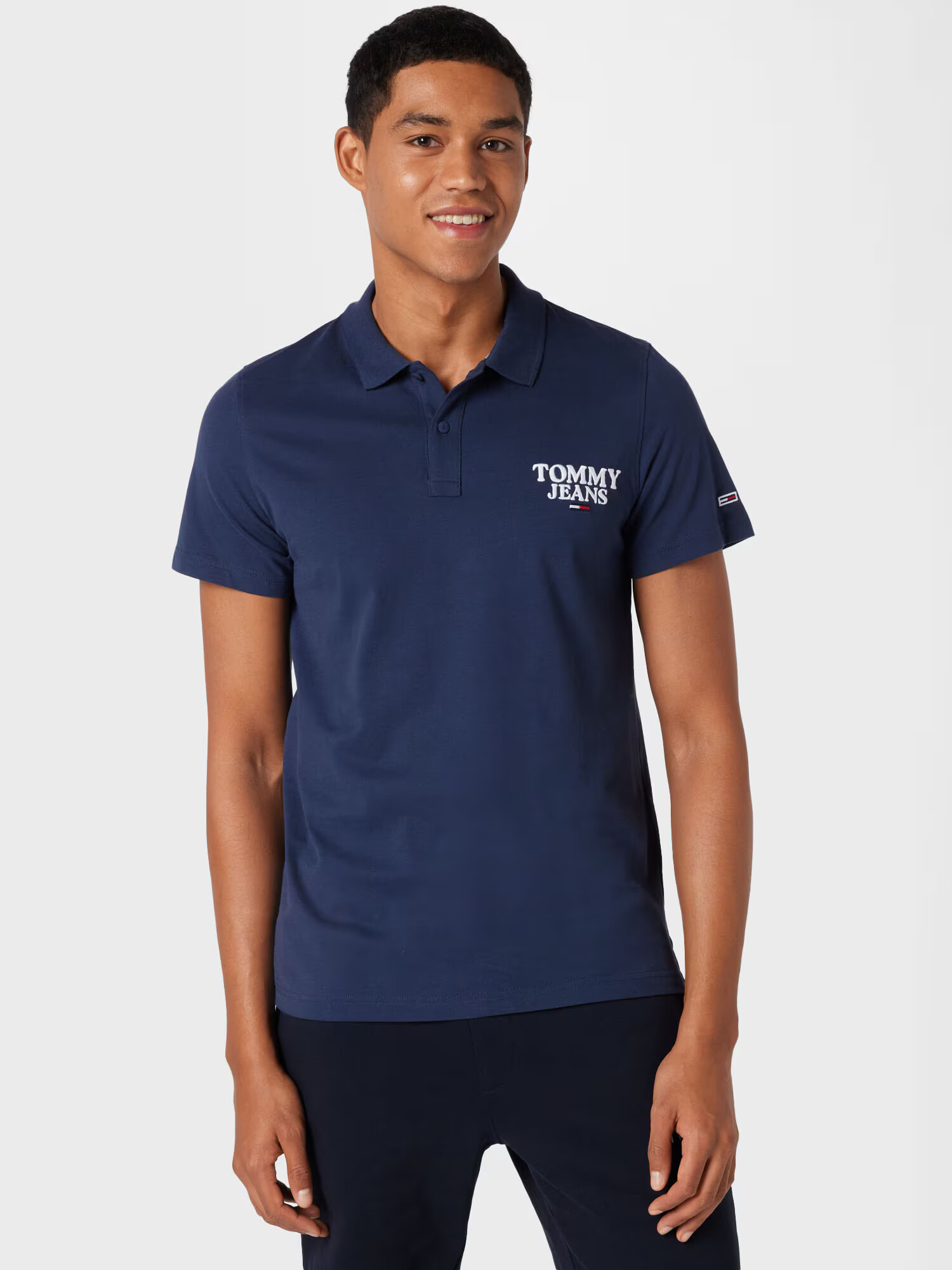 Tommy Jeans Tricou albastru marin / roșu / alb - Pled.ro