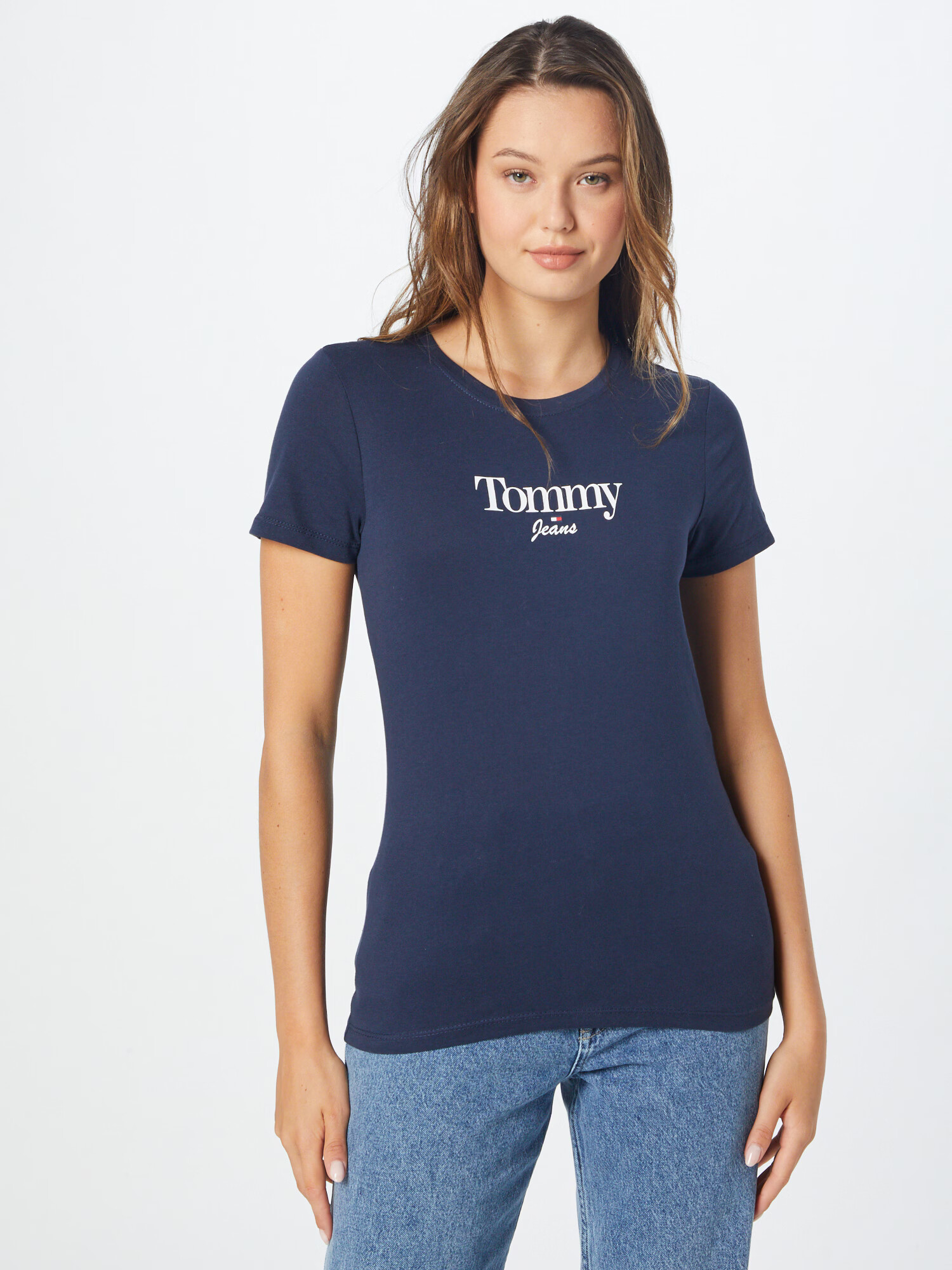 Tommy Jeans Tricou albastru marin / roșu / alb - Pled.ro