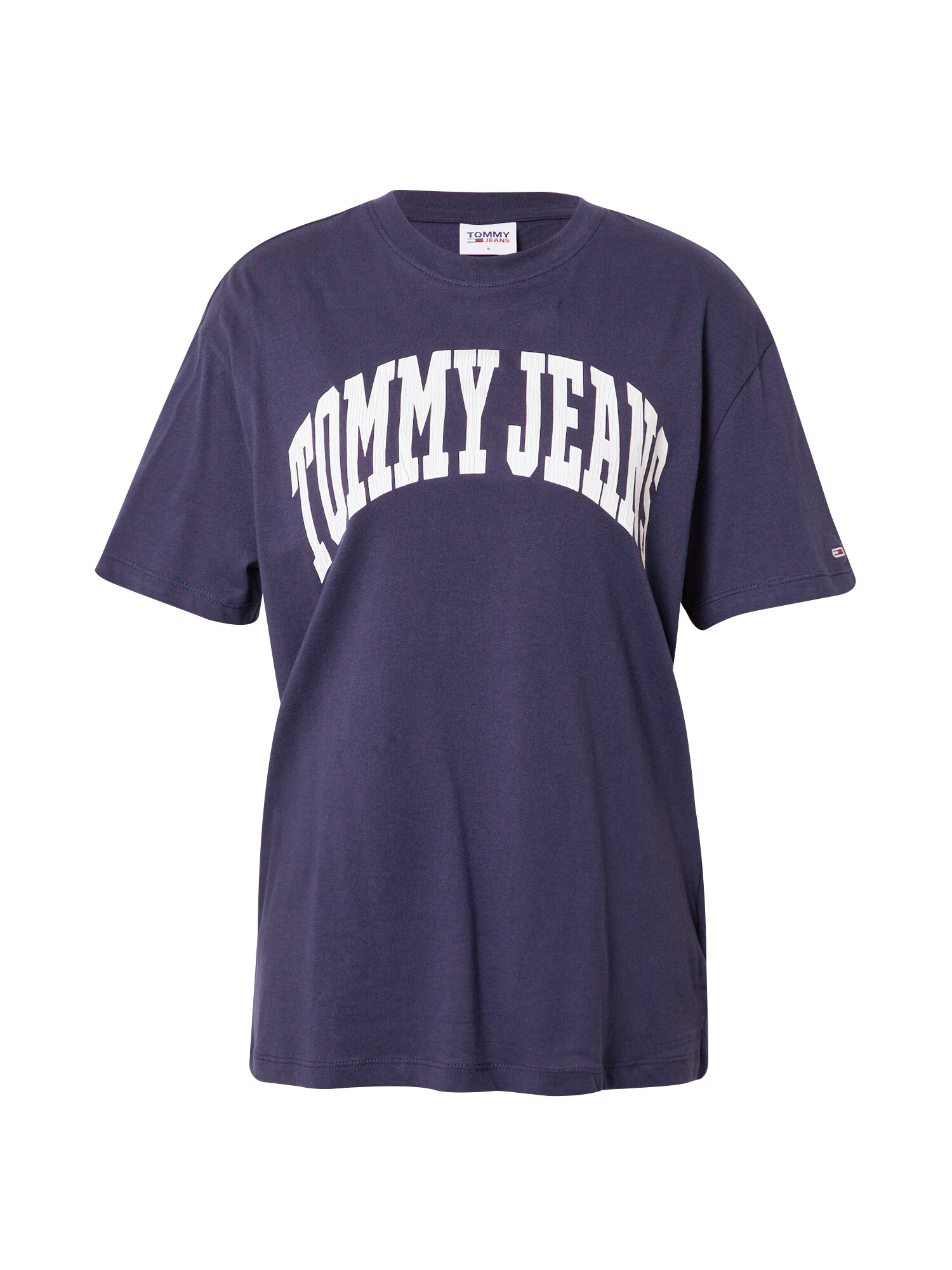 Tommy Jeans Tricou albastru noapte / alb - Pled.ro