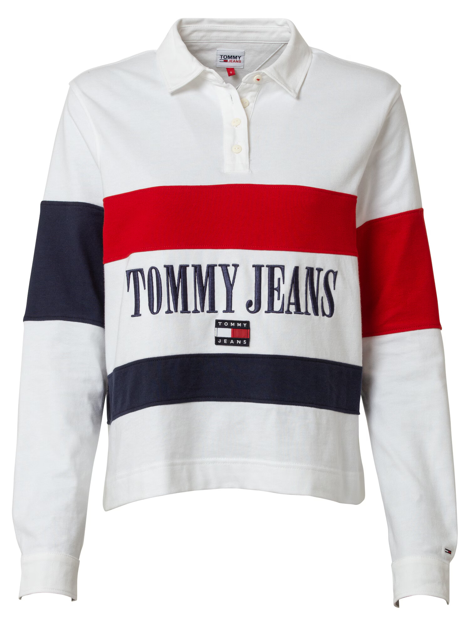 Tommy Jeans Tricou albastru noapte / roșu / alb - Pled.ro