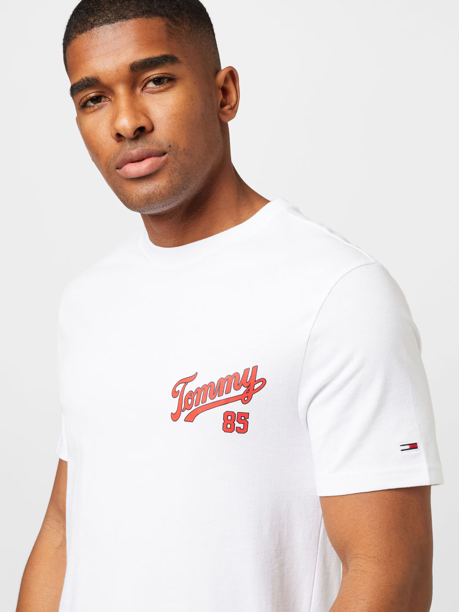 Tommy Jeans Tricou albastru noapte / roșu / alb - Pled.ro