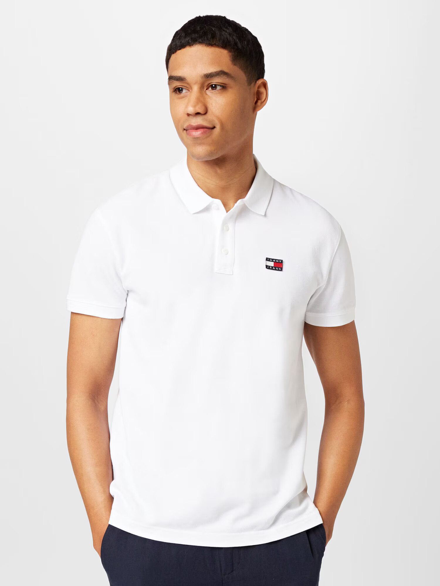 Tommy Jeans Tricou albastru noapte / roșu / alb - Pled.ro