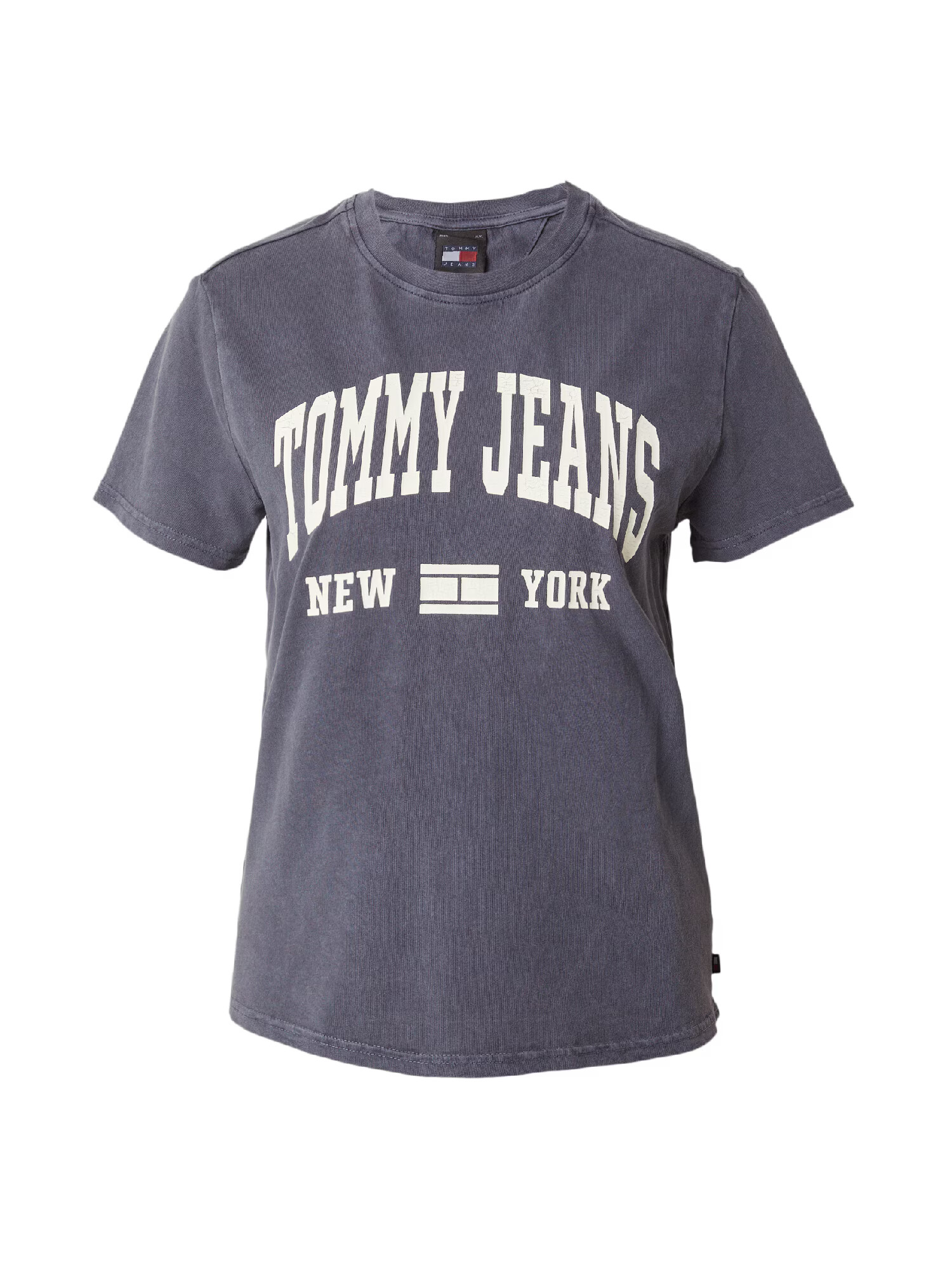 Tommy Jeans Tricou albastru porumbel / alb - Pled.ro