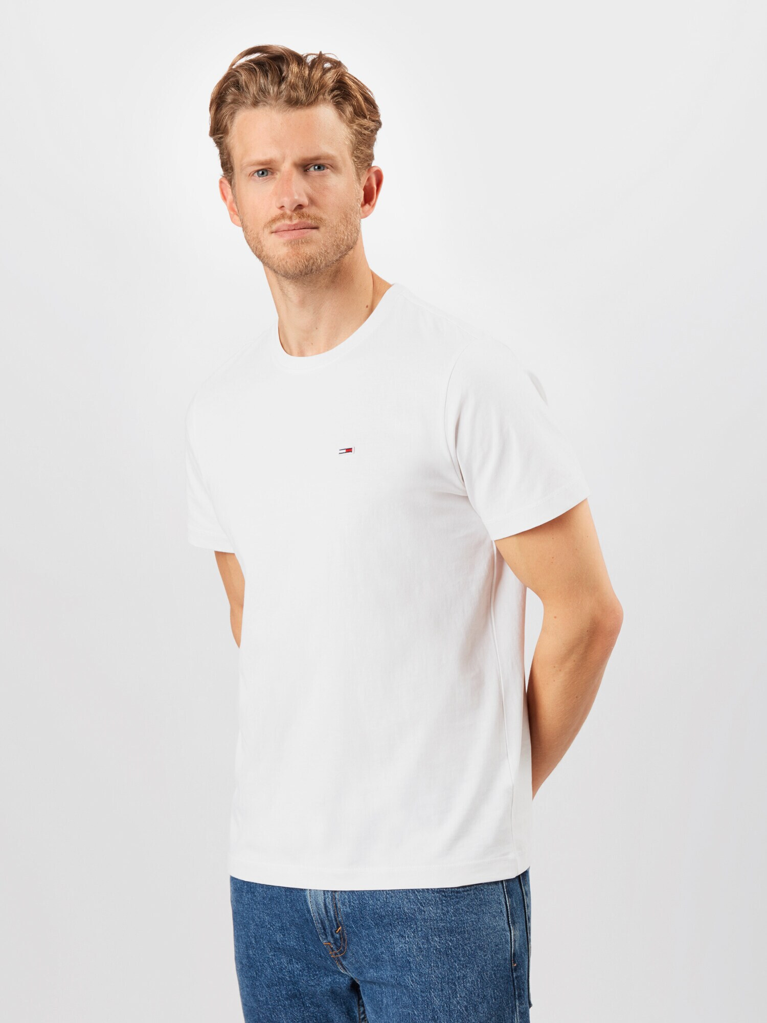 Tommy Jeans Tricou albastru / roșu / alb - Pled.ro