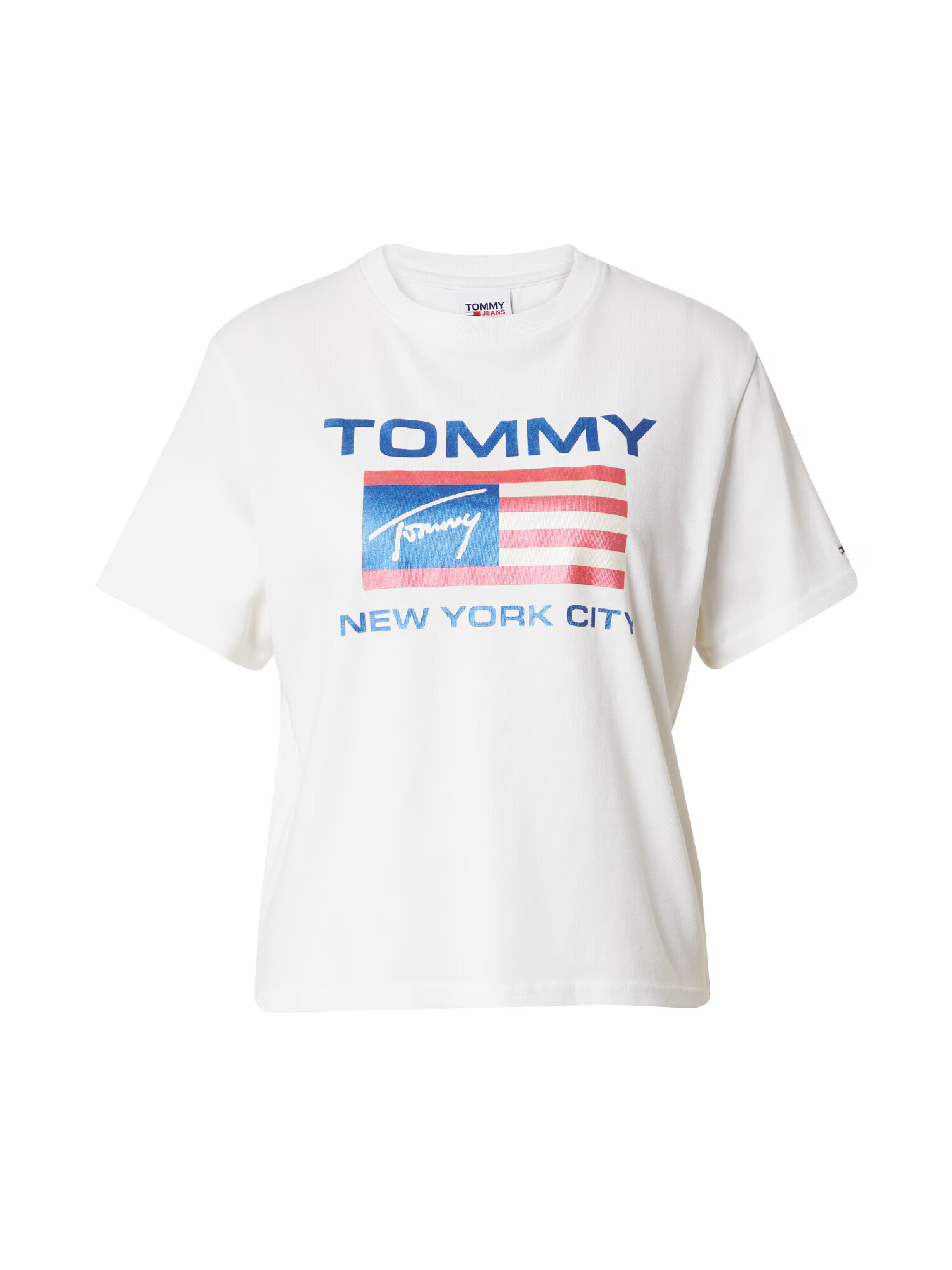 Tommy Jeans Tricou albastru / roșu / alb - Pled.ro