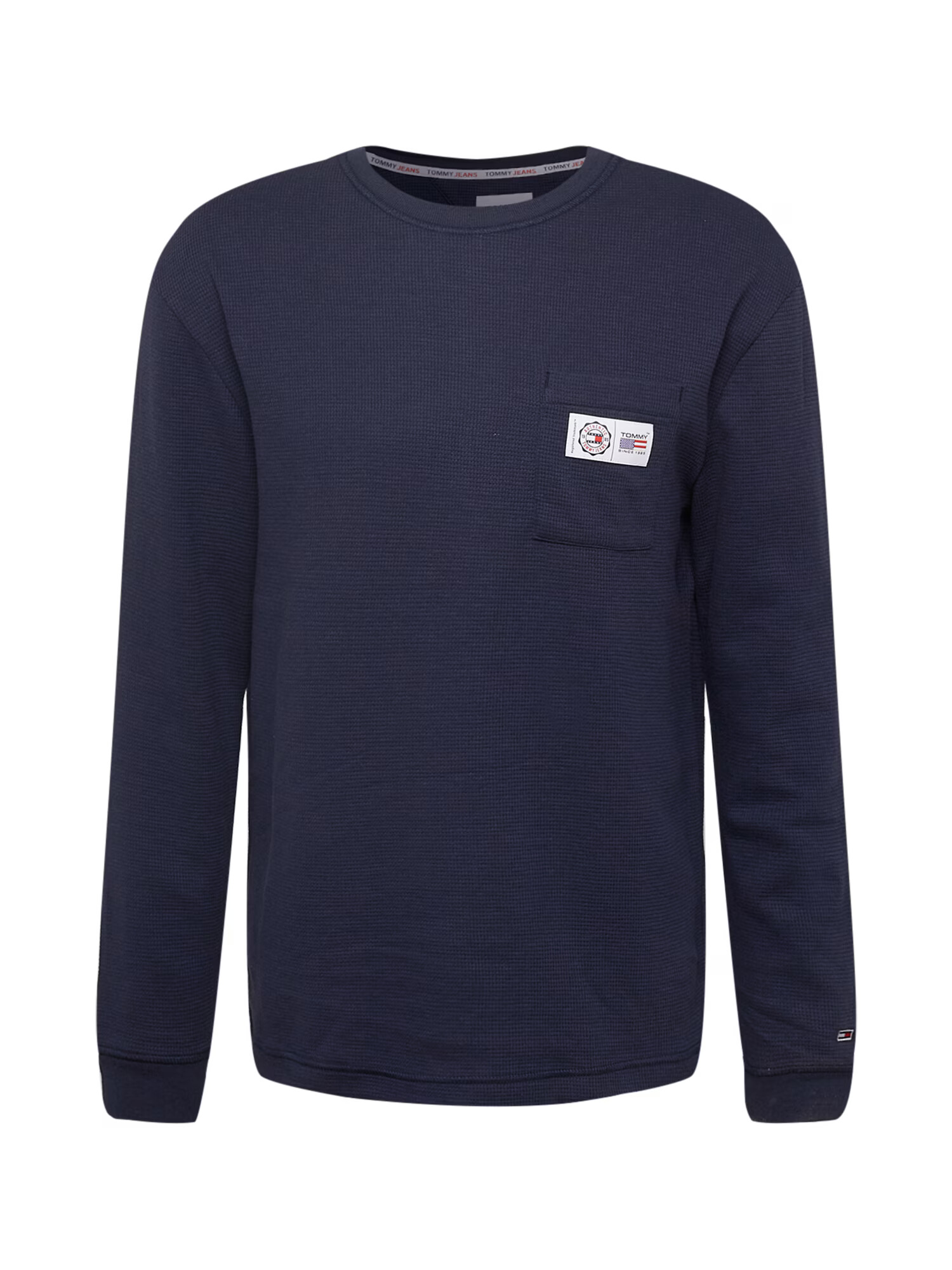 Tommy Jeans Tricou bleumarin / alb - Pled.ro