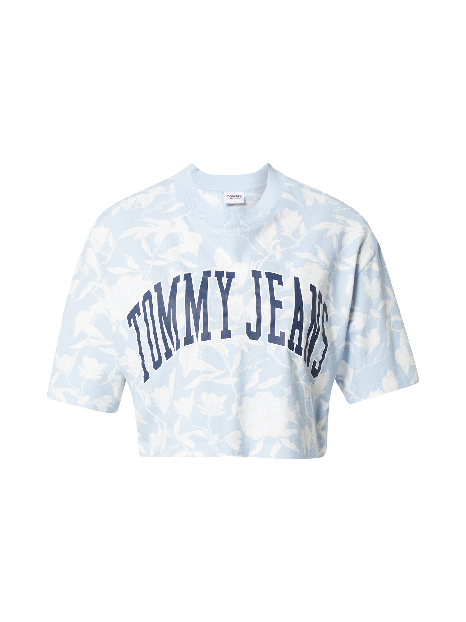 Tommy Jeans Tricou bleumarin / albastru deschis / alb - Pled.ro