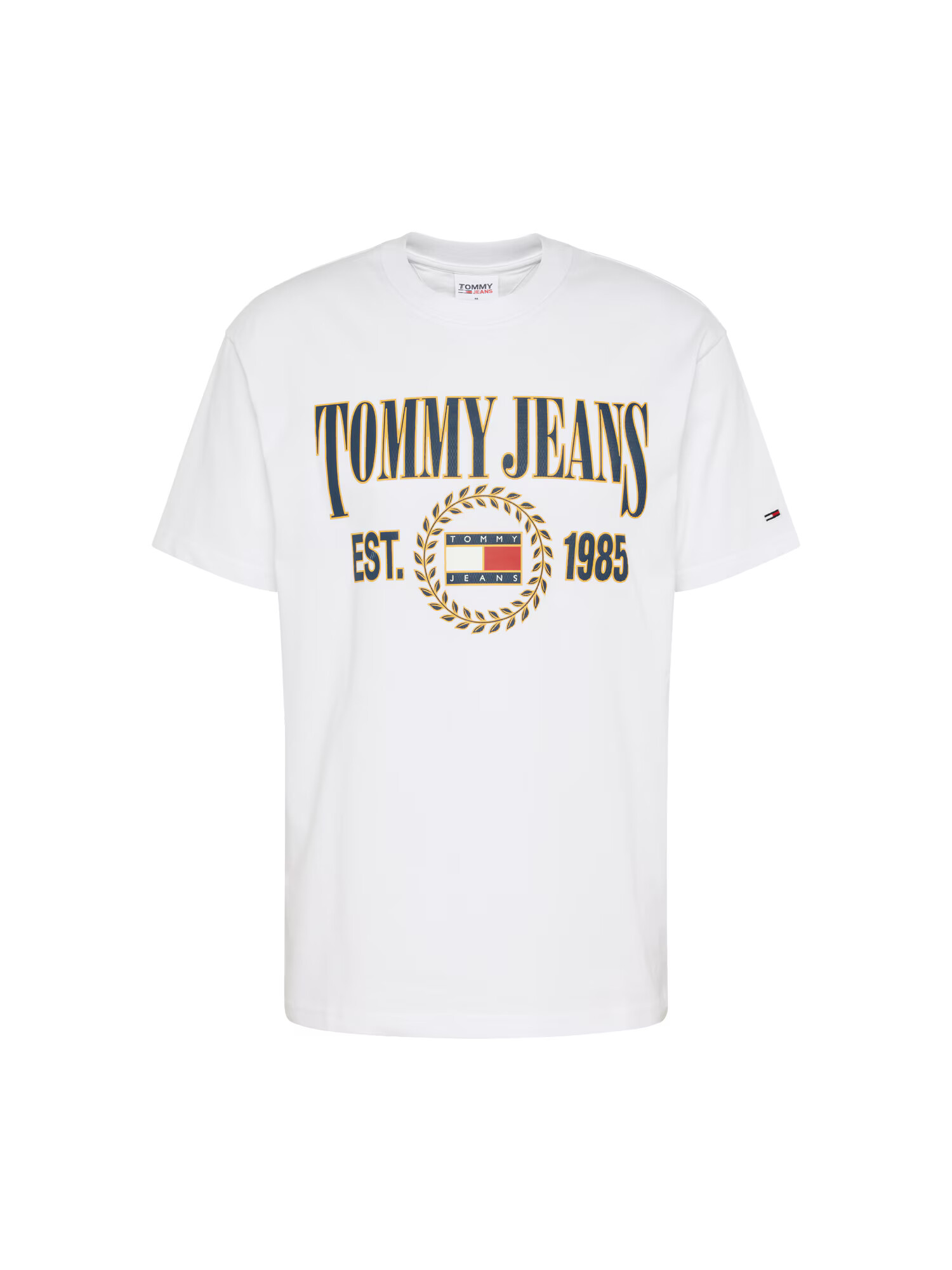 Tommy Jeans Tricou bleumarin / auriu / roșu / alb - Pled.ro