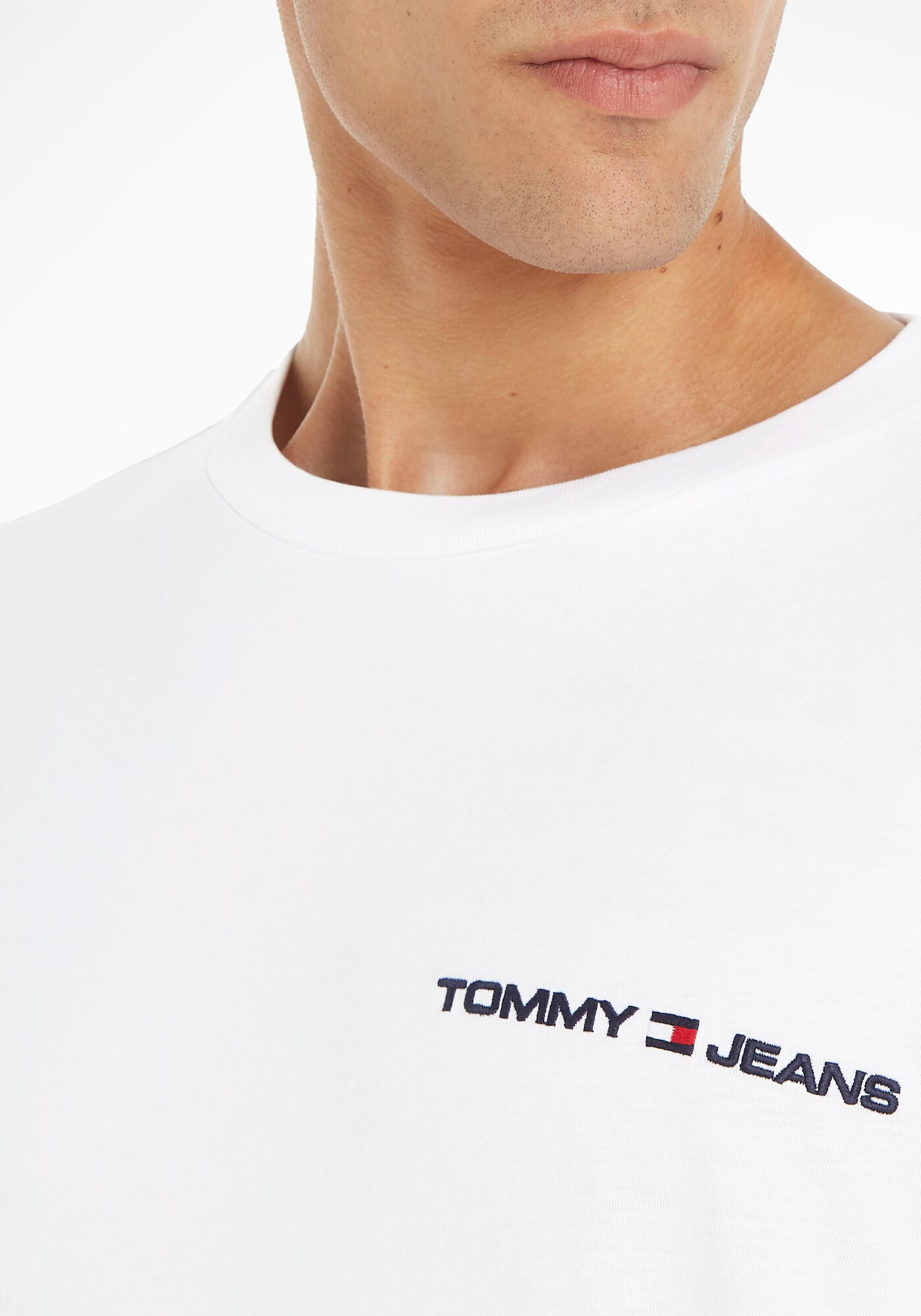 Tommy Jeans Tricou bleumarin / roșu / alb - Pled.ro