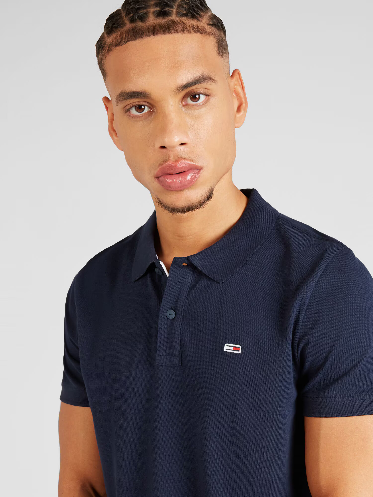 Tommy Jeans Tricou bleumarin / roșu / alb - Pled.ro