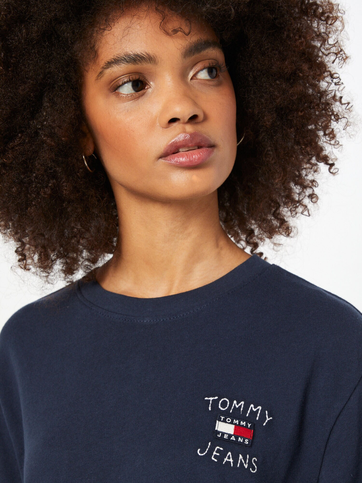 Tommy Jeans Tricou bleumarin / roșu / alb - Pled.ro