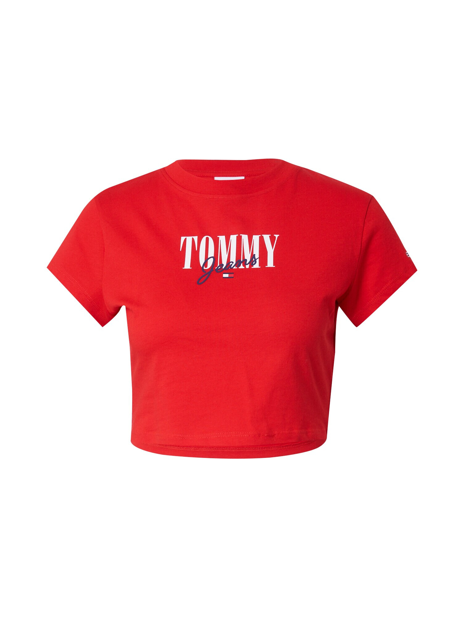 Tommy Jeans Tricou bleumarin / roșu / alb - Pled.ro