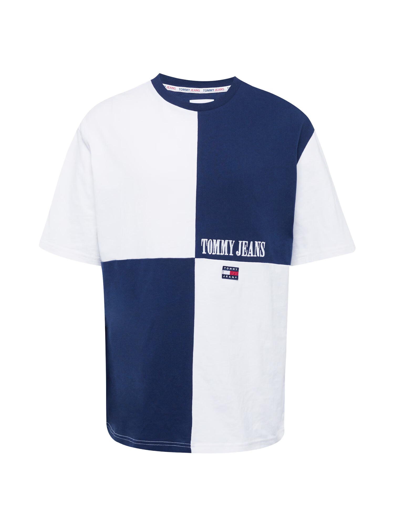 Tommy Jeans Tricou bleumarin / roșu / alb - Pled.ro