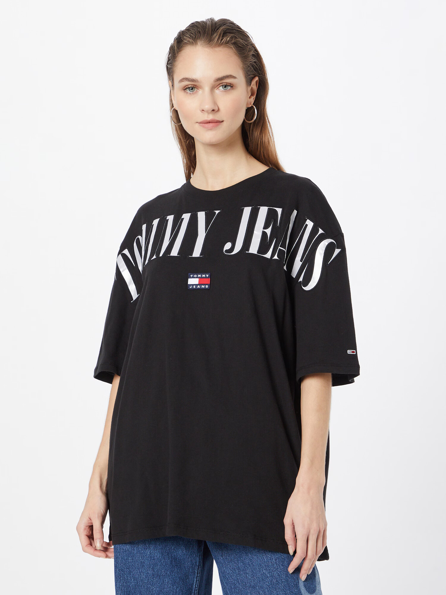 Tommy Jeans Tricou bleumarin / roșu / negru / alb - Pled.ro