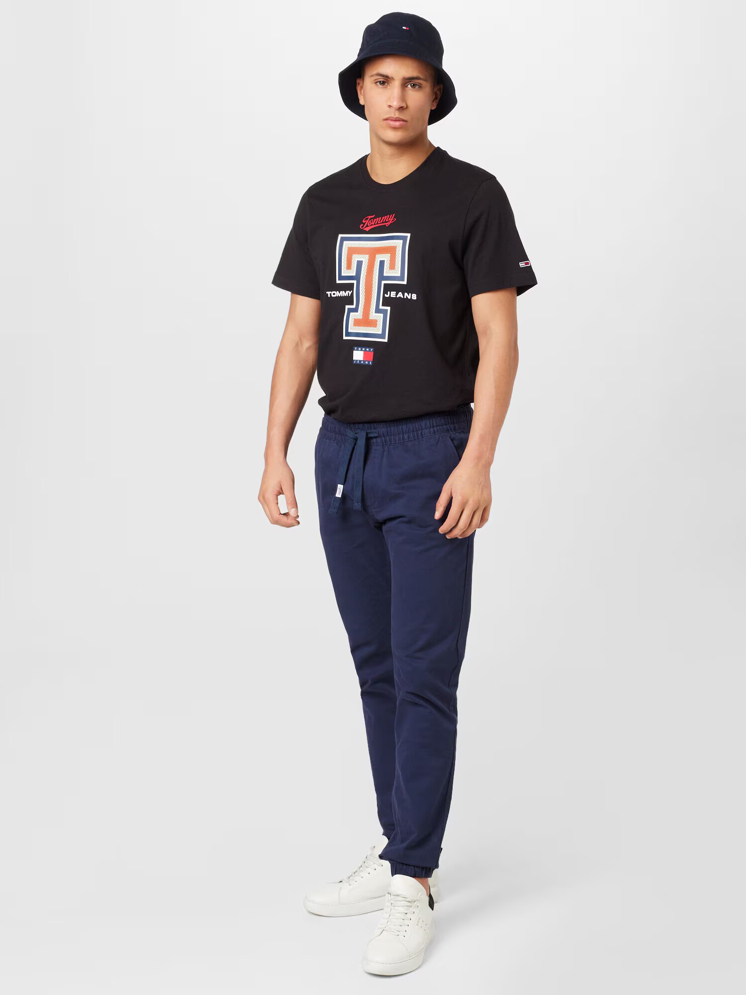 Tommy Jeans Tricou bleumarin / roșu / negru / alb - Pled.ro