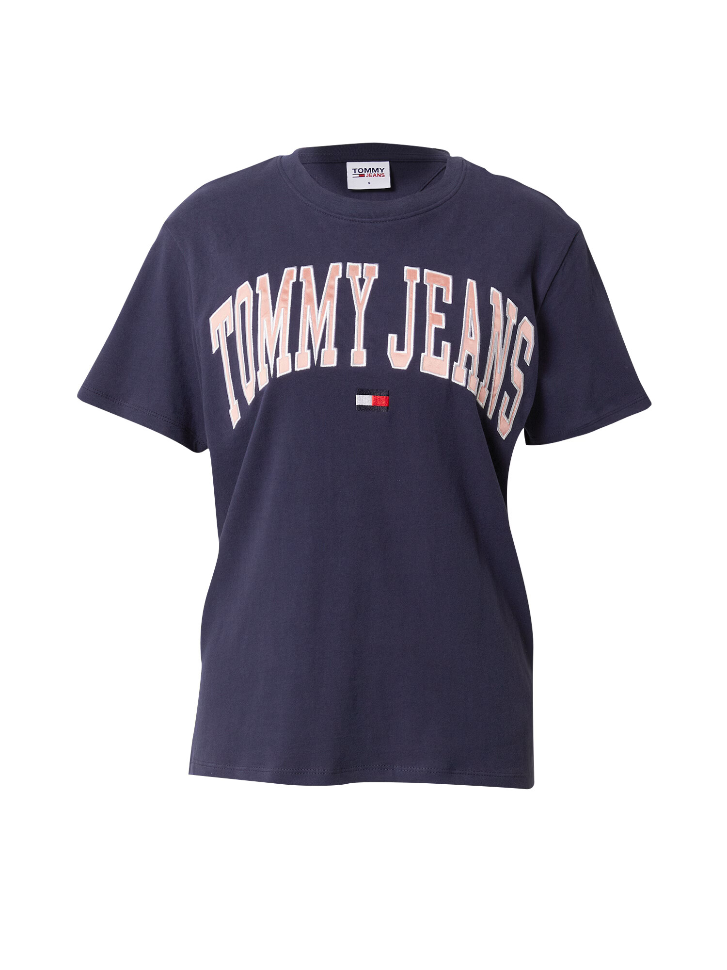 Tommy Jeans Tricou bleumarin / roz / roșu / alb - Pled.ro