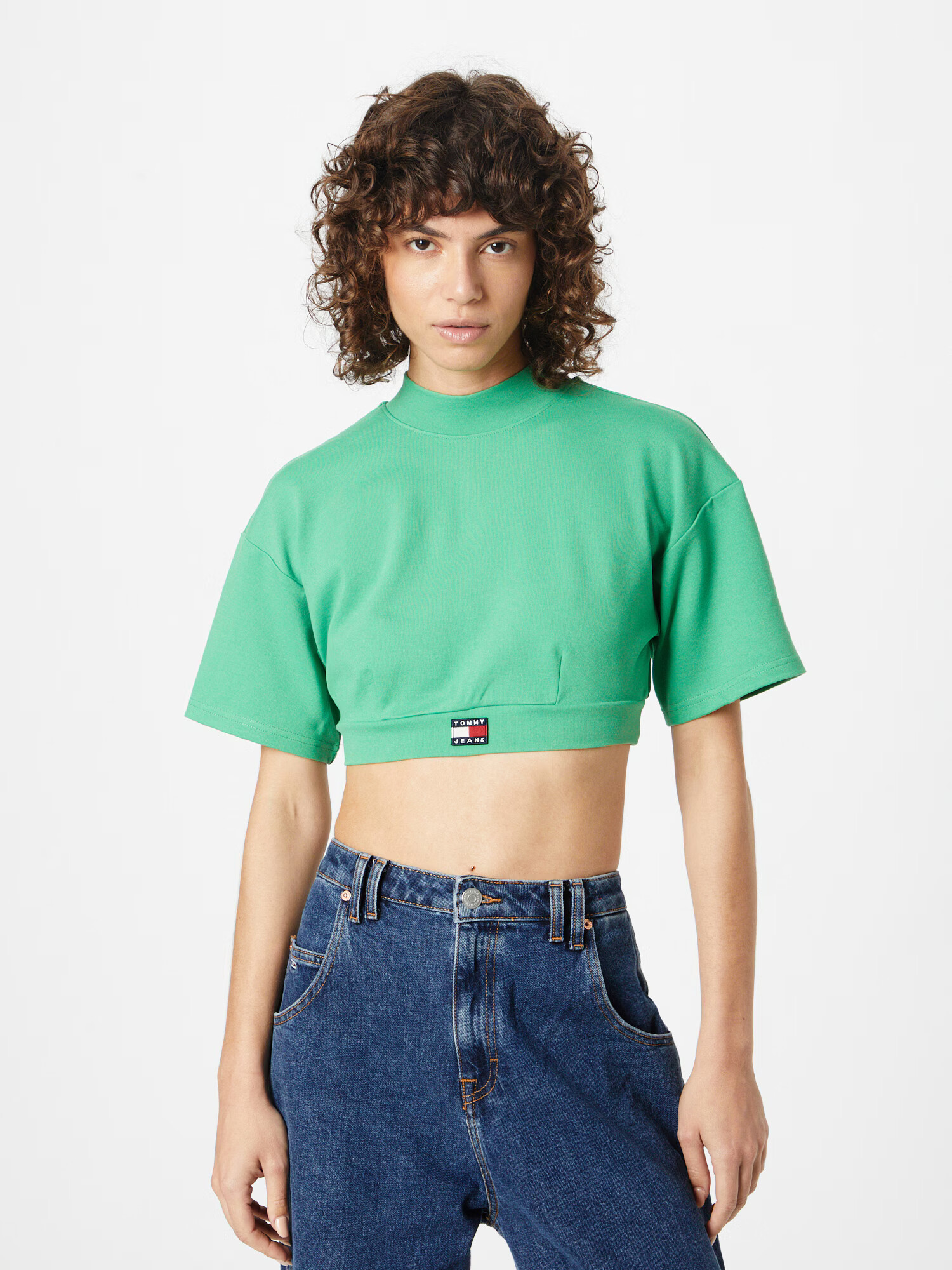 Tommy Jeans Tricou bleumarin / verde / roșu / alb - Pled.ro