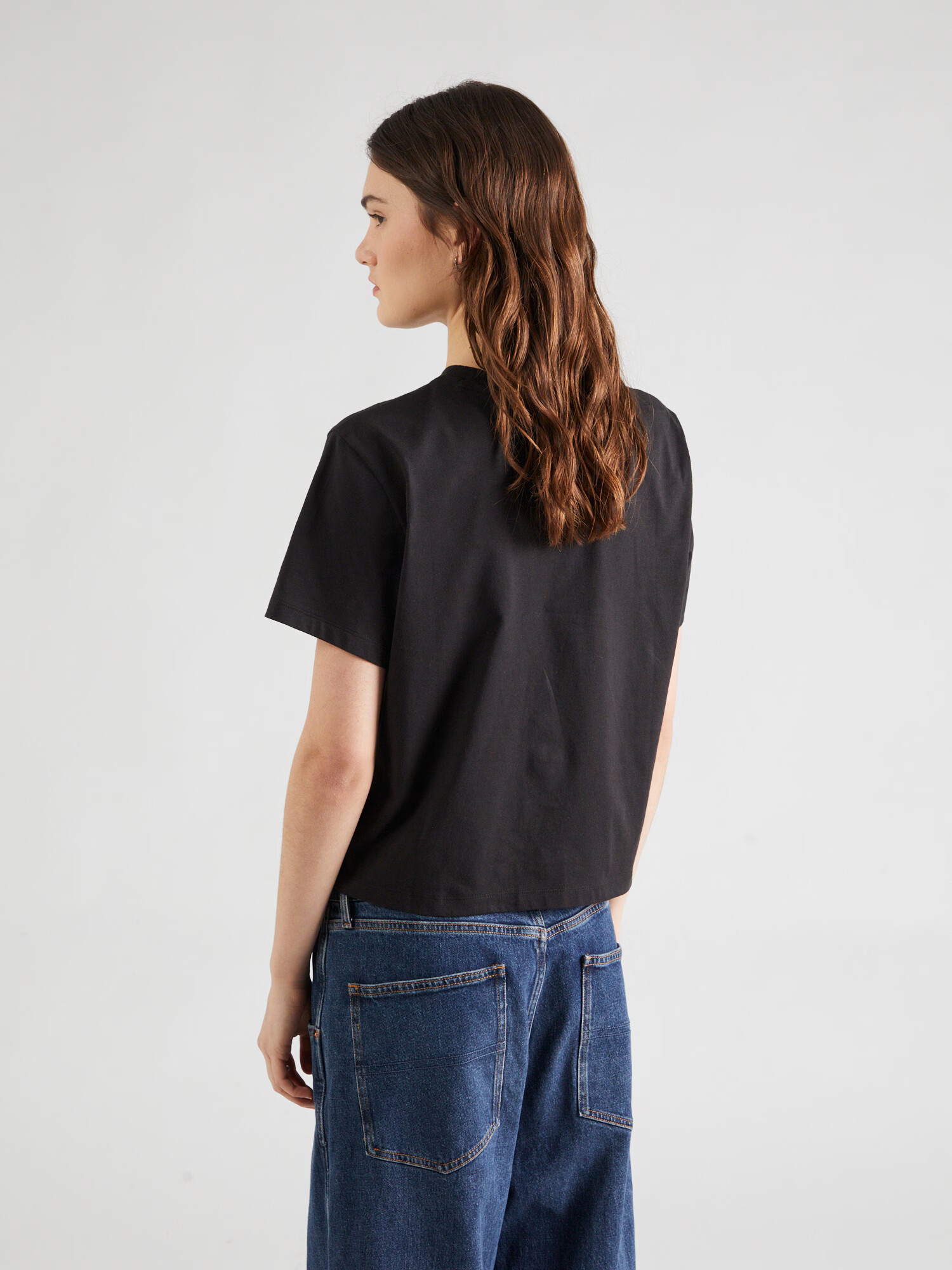 Tommy Jeans Tricou 'ESSENTIAL' albastru deschis / negru / alb - Pled.ro