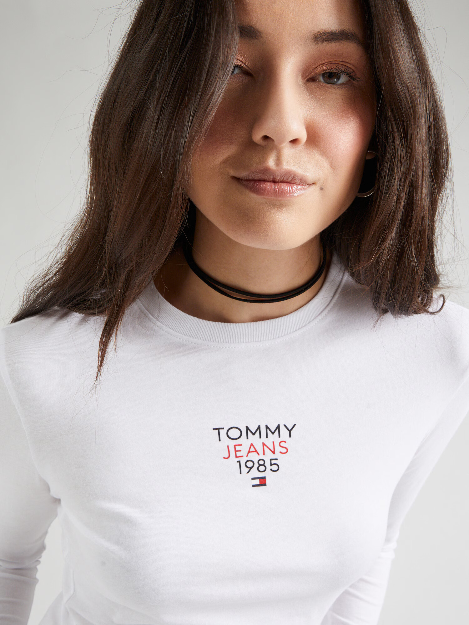 Tommy Jeans Tricou 'ESSENTIAL' bleumarin / roșu / alb - Pled.ro