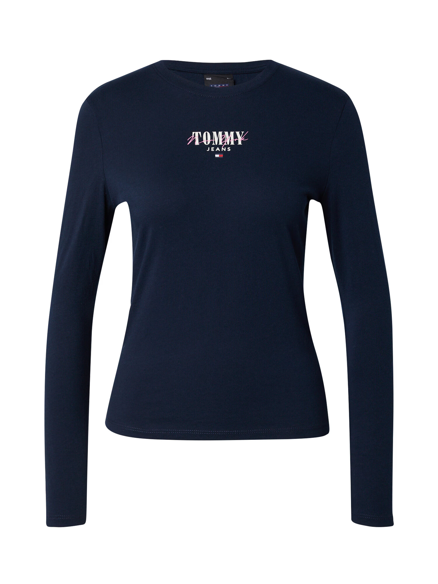 Tommy Jeans Tricou 'ESSENTIAL' bleumarin / roz deschis / roșu / alb - Pled.ro