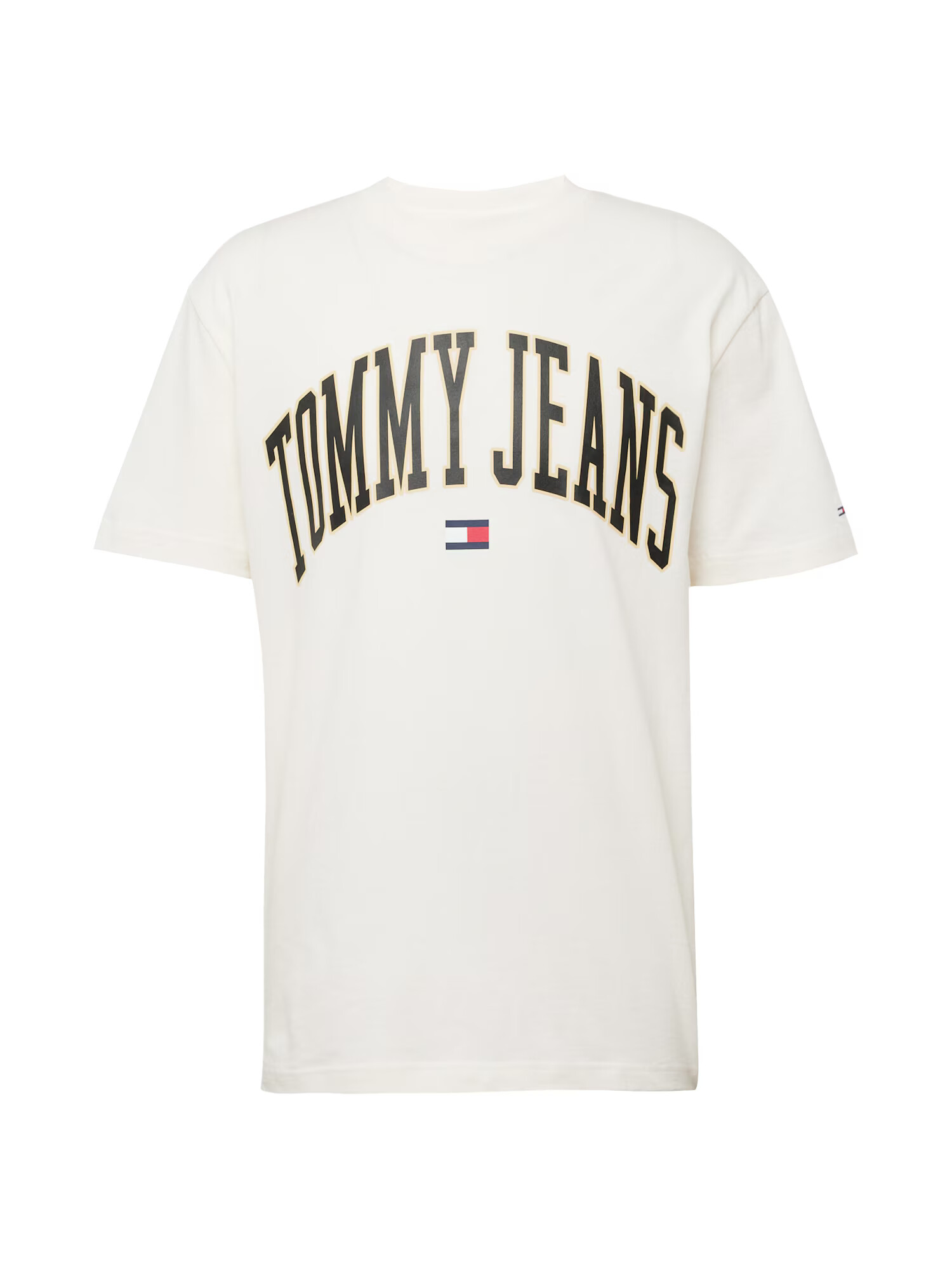 Tommy Jeans Tricou galben deschis / negru / alb - Pled.ro