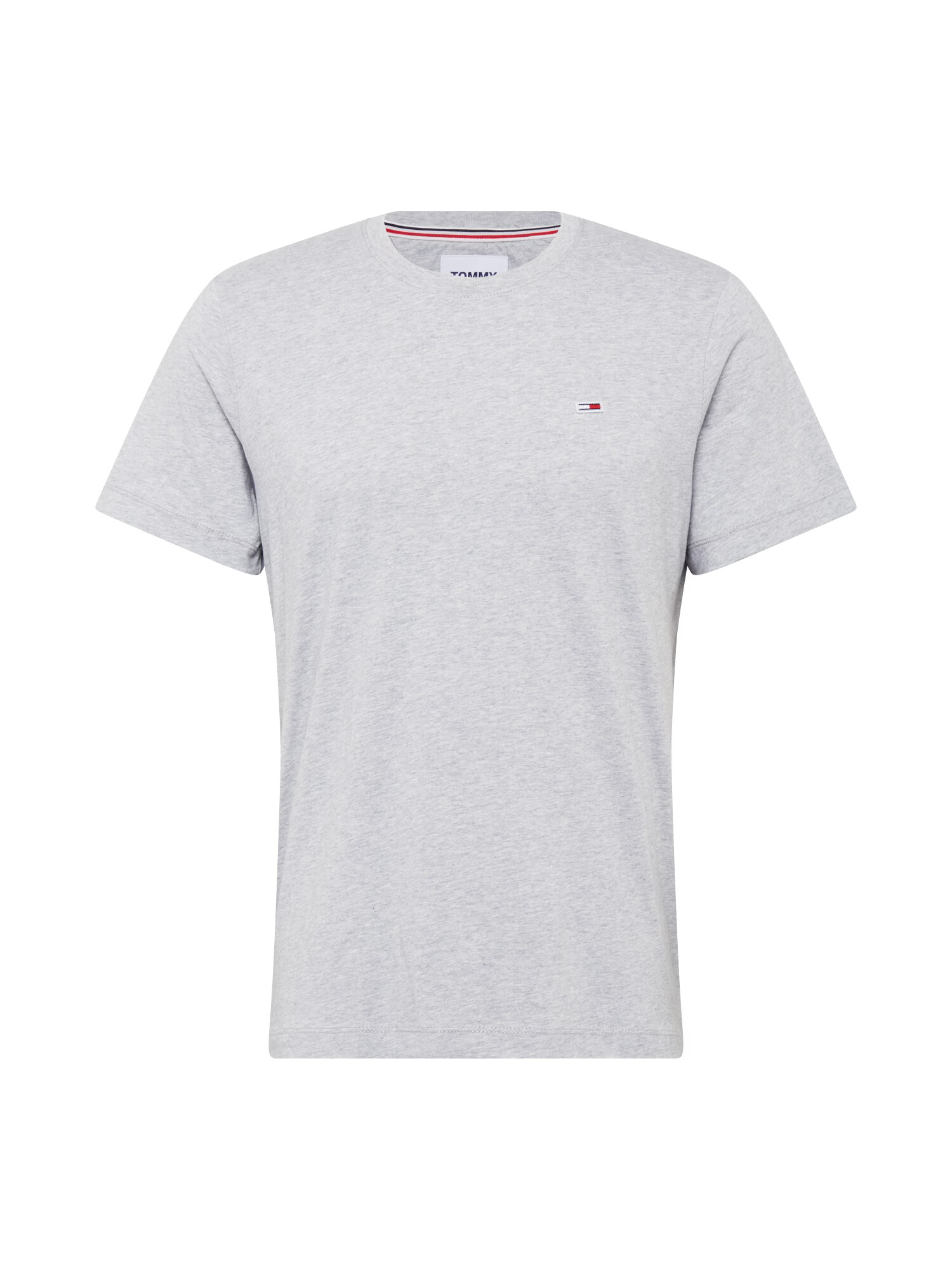 Tommy Jeans Tricou gri deschis / roșu / alb - Pled.ro