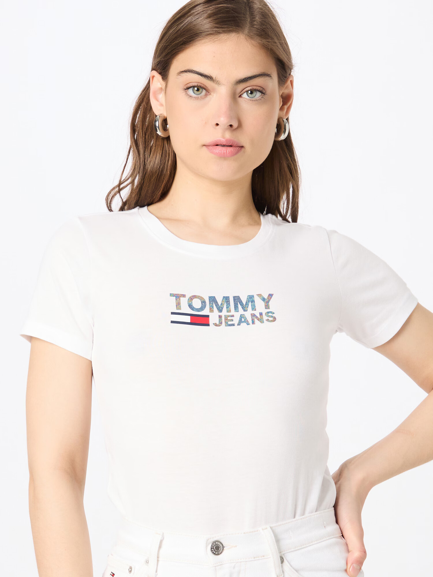 Tommy Jeans Tricou mai multe culori / alb - Pled.ro